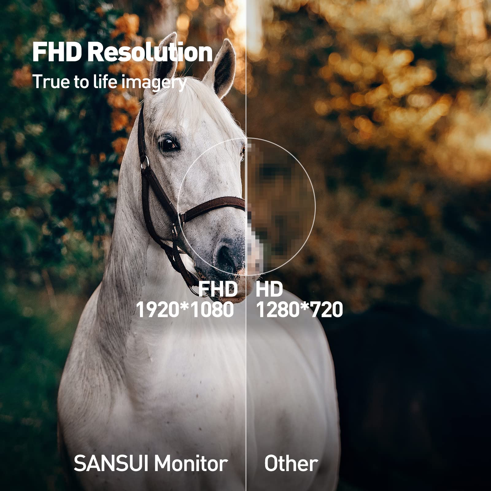 Sansui Computer Monitors 27 Inch 100Hz Ips Usb Type C Fhd 1080P Hdr10 Built In Speakers Hdmi Dp Game Rts/Fps Tilt Adjustable For