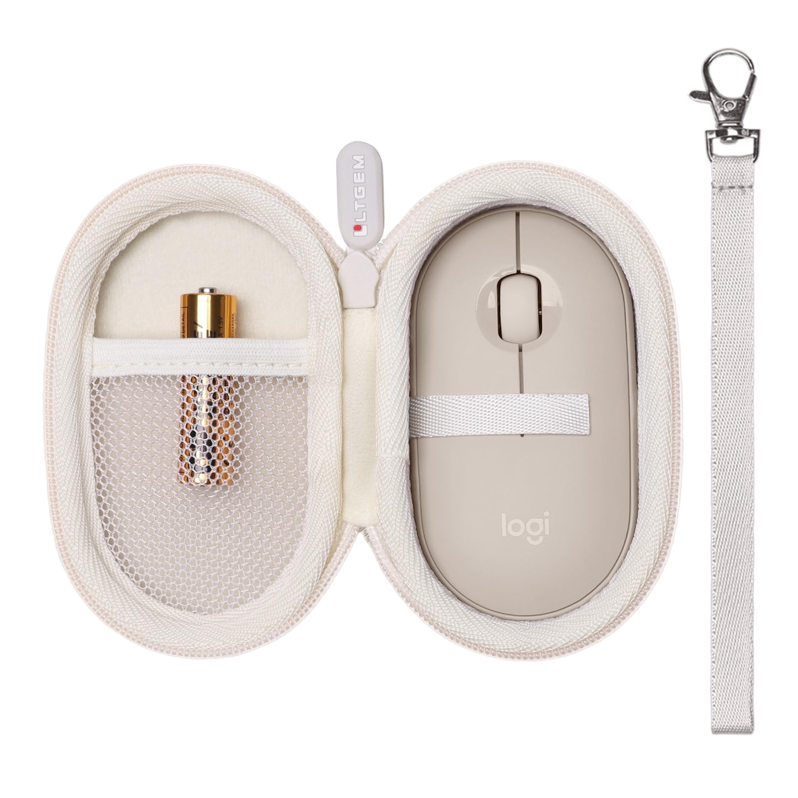 LTGEM Case Compatible with Logitech POP & Pebble Mouse 2 M350s/M350/M355/M340/i345 Mouse, Mist(Case Only)