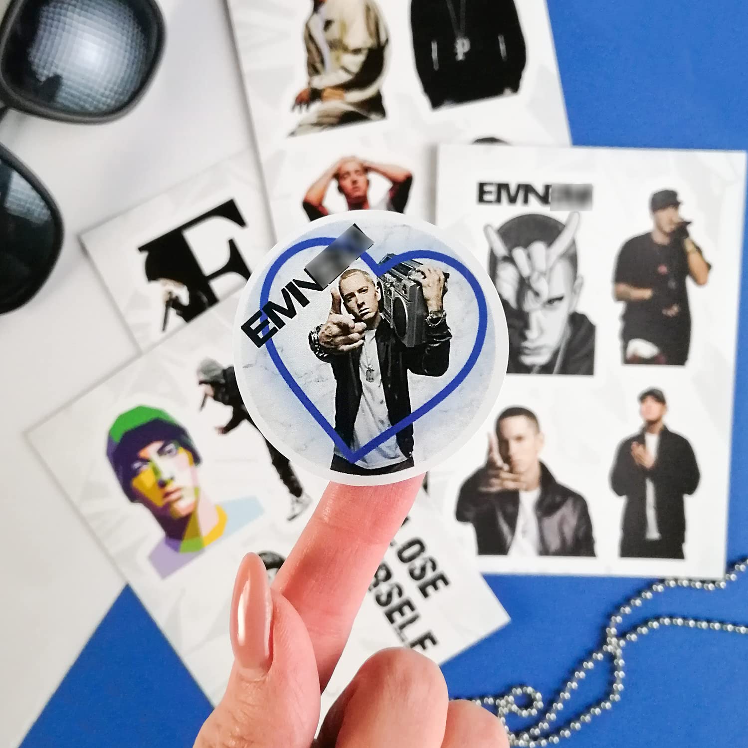 Bulbacraft Detroit Rapper Stickers, Rap Stickers For Adults, Strong Adhesive & Waterproof Decals, Skate Decals And Stickers For