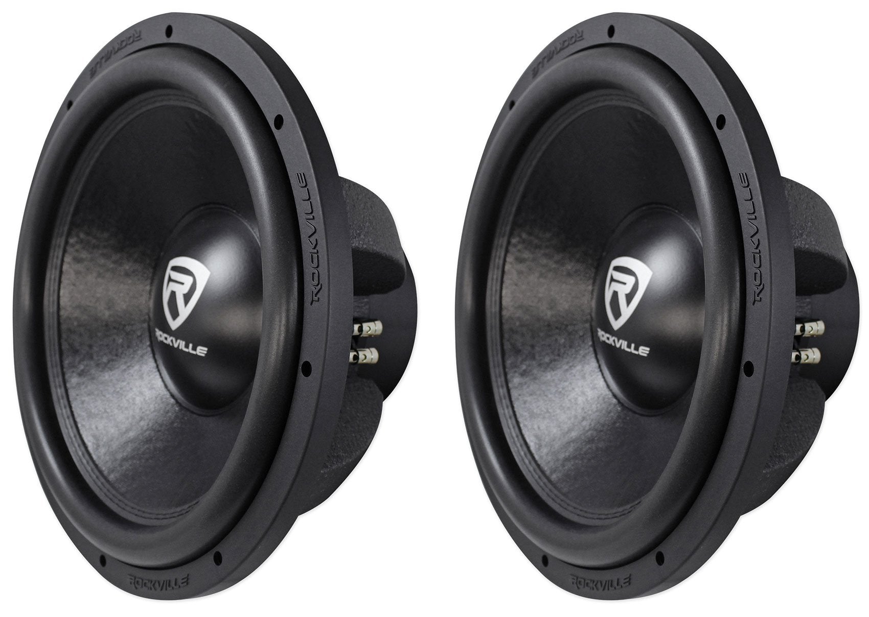 Rockville (2) W15K6D4 V2 15'' 8000W Car Subwoofers Dual 4 Ohm Subs Cea Compliant