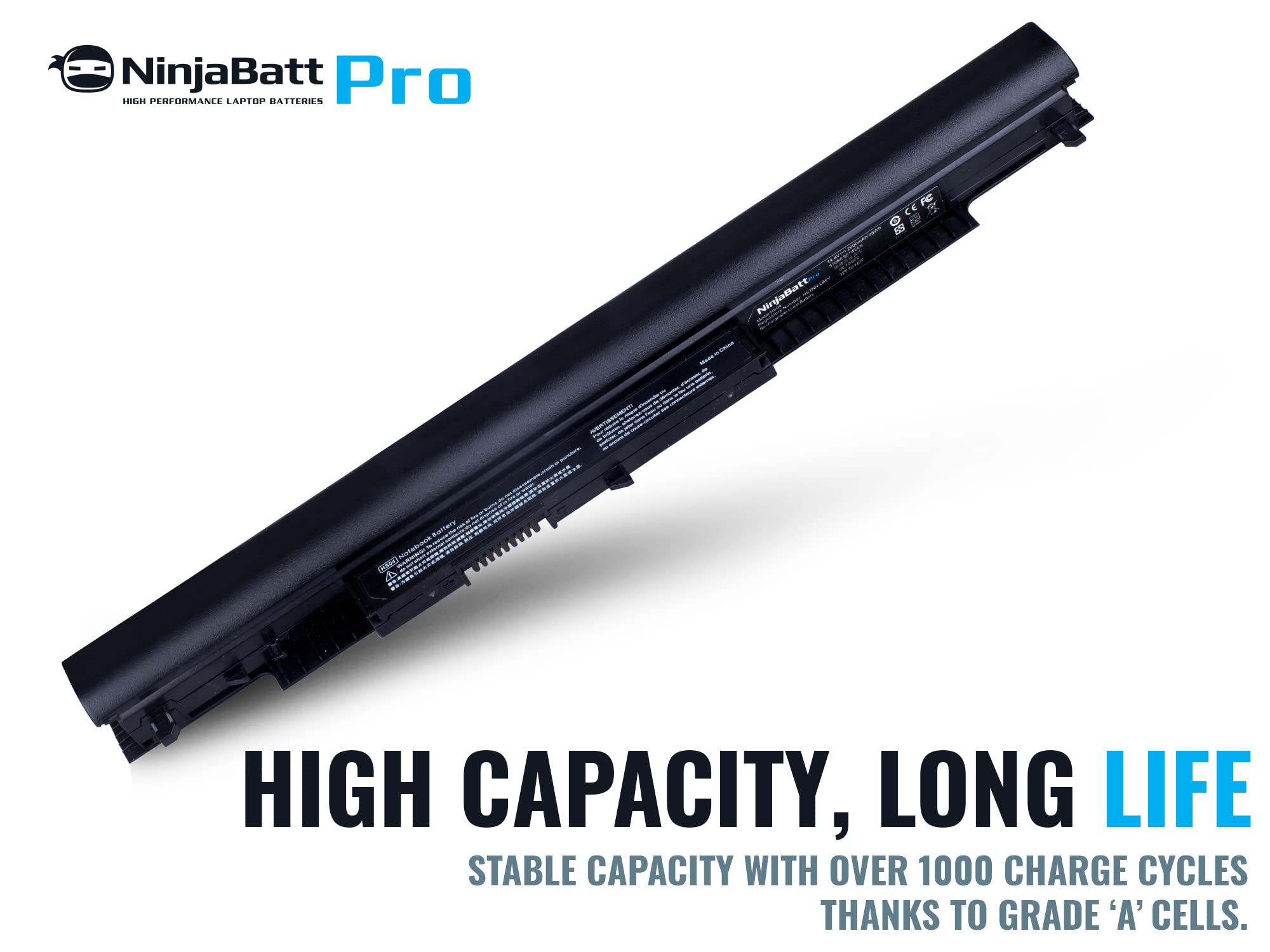 Ninjabatt Pro Battery For Hp 807956 001 Hs04 Hs03 807957 001 807612 421 Hstnn Lb6U 255 250 G5 15 Ay039Wm 15 Ay009Dx 17 X061Nr 15