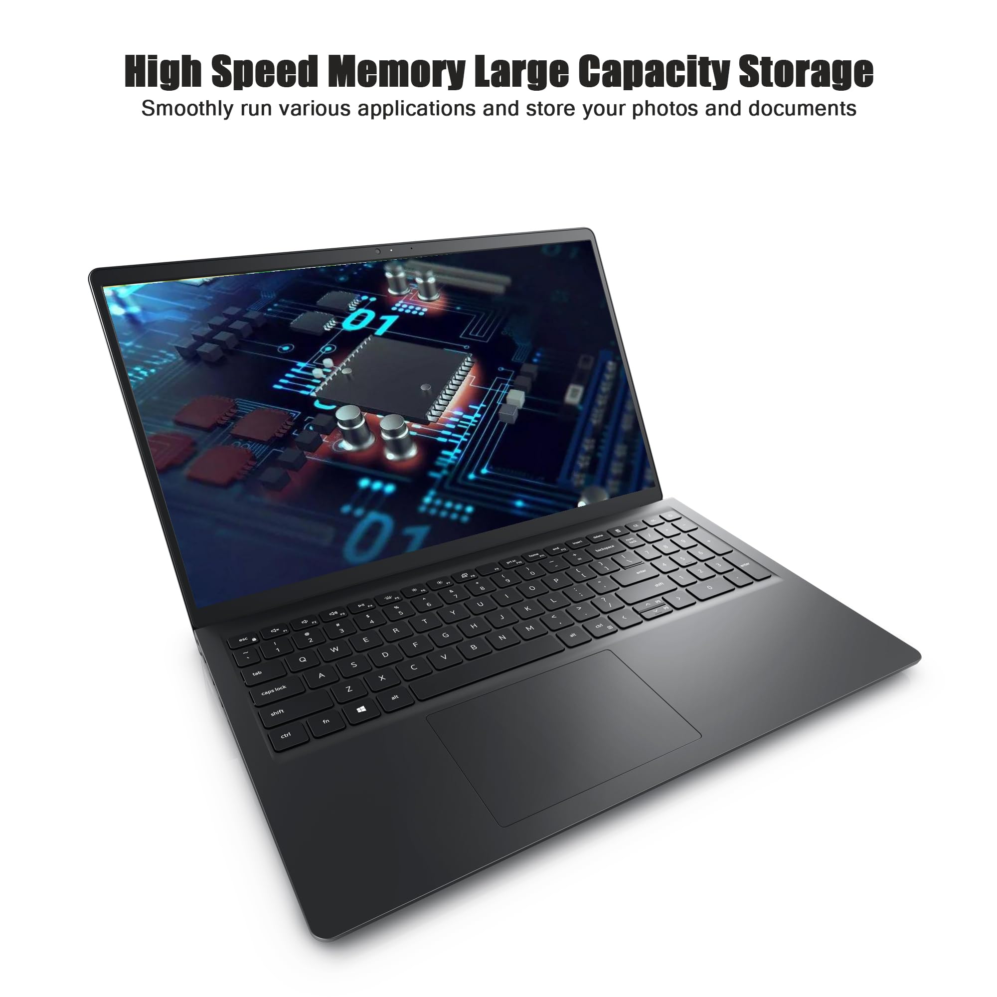 Dell Inspiron 15 3525 Laptop, 15.6 Fhd Display, 16Gb Ram,1Tb Ssd, Amd Ryzen 5 5500U Processor, Amd Radeon Graphics, Sd Card Read