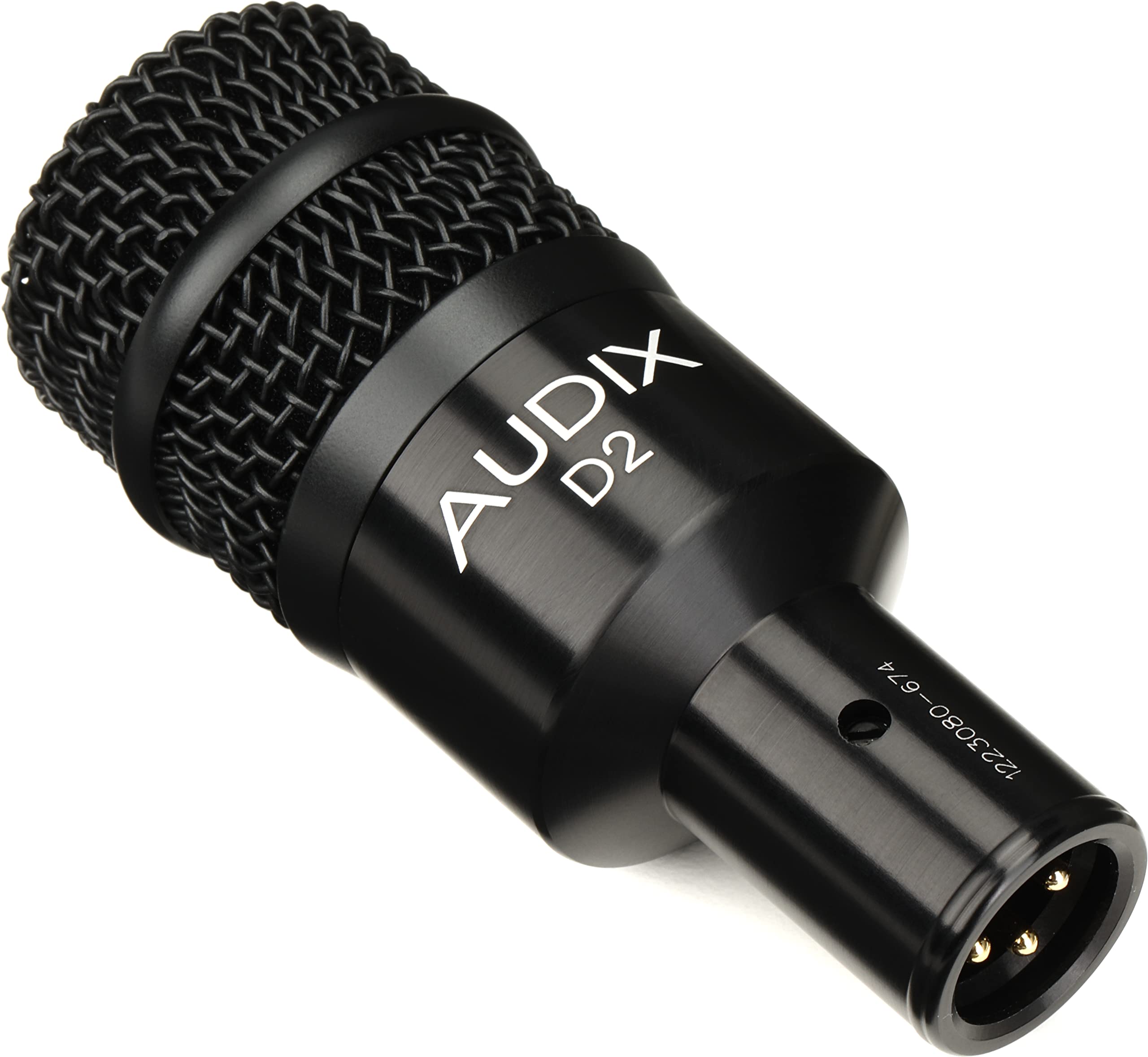 Audix D2 Hypercardioid Dynamic Instrument Microphone For Kick Drums, Toms, And Bass Instruments