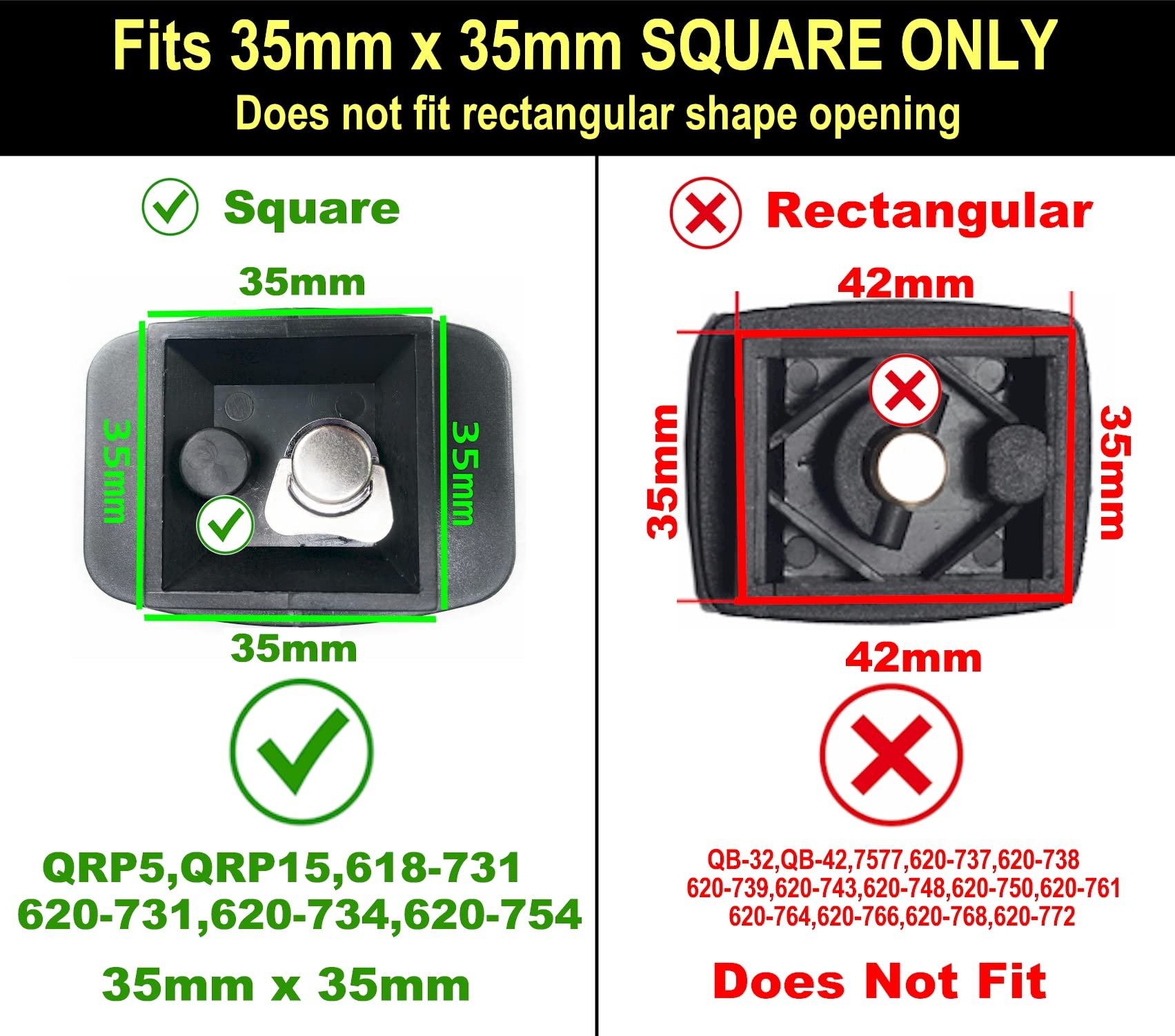 Davoice 35Mm Tripod Quick Release Plate Camera Mounting Adapter Replacement For Quantaray, Sunpak 5800D 7000Tm, Slik, Walmart Mx