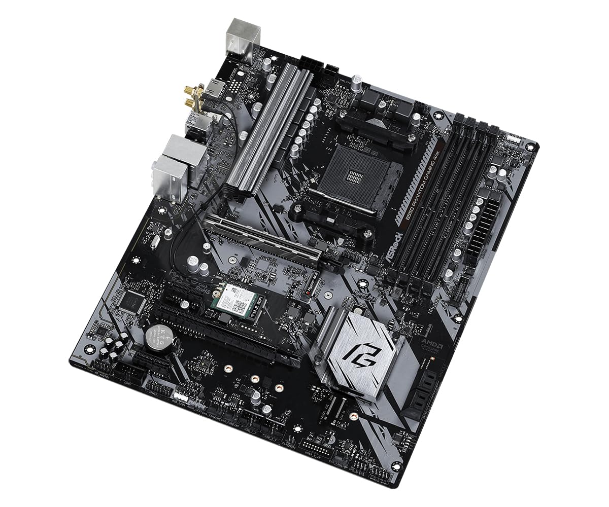 Asrock B550 Phantom Gaming 4 Ac Supports 3Rd Gen Amd Am4 Ryzen / Future Amd Ryzen Processors Motherboard