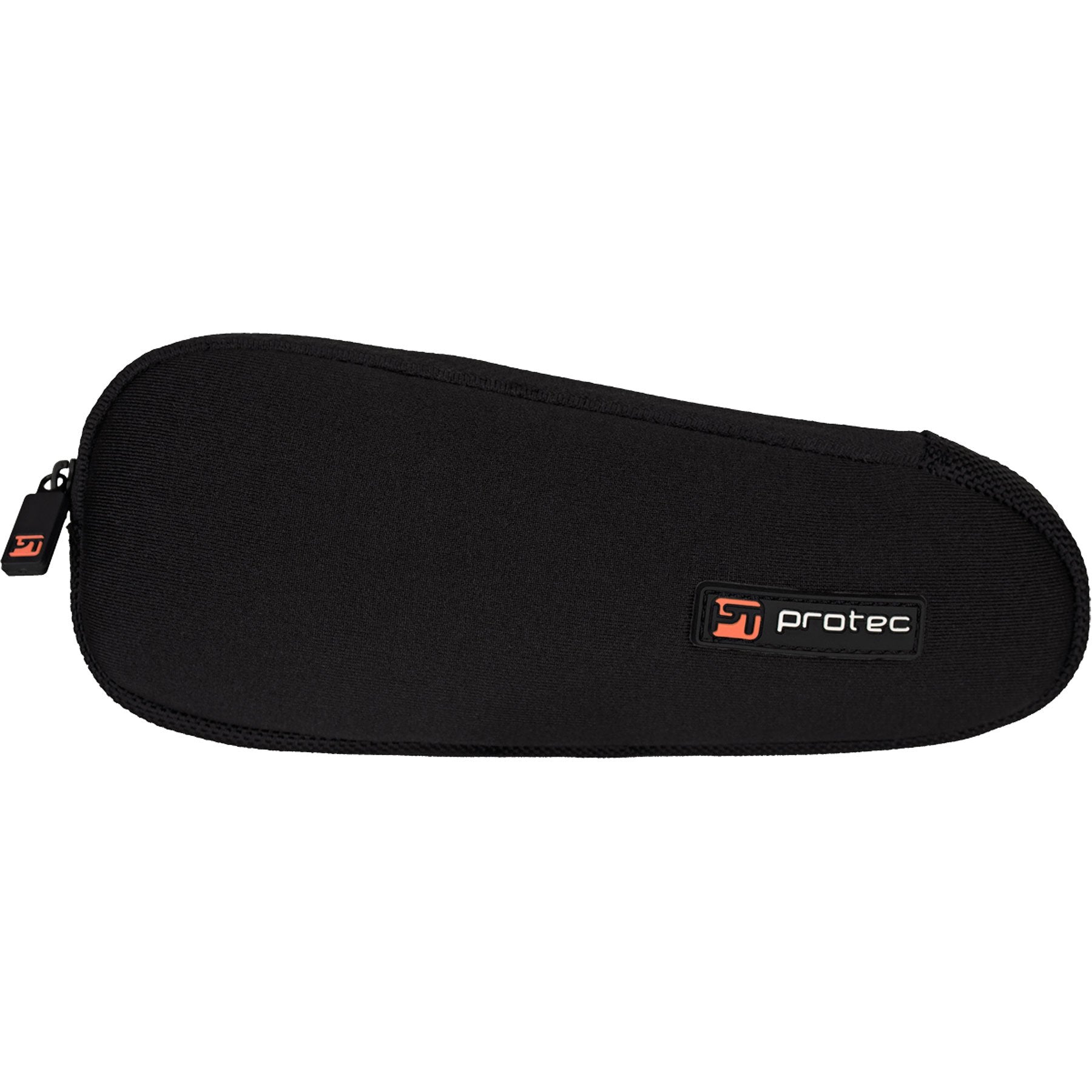 Baritone Saxophone Neoprene Mouthpiece Pouch With Zipper Closure - Black, Model N277