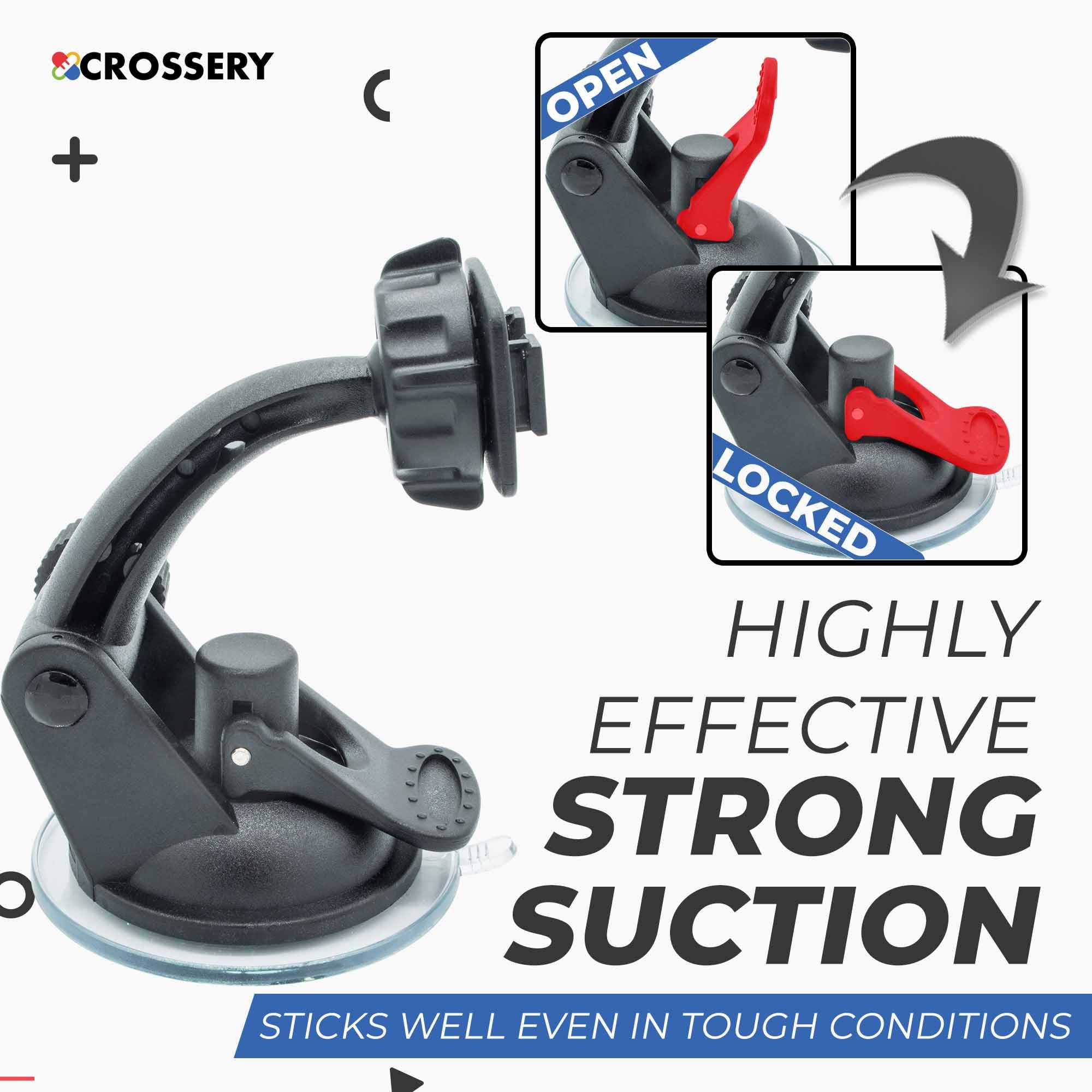 Crossery Cobb Accessport V3 Mount Sct X4 Mount Suction Cup Windshield Mount Monitor For Wrx Edge Cts3 Monitor Edge Cts2 Sct X3 Ford Edge Evolution Cobb Accessport Mount Edge Insight Cts 2 9817