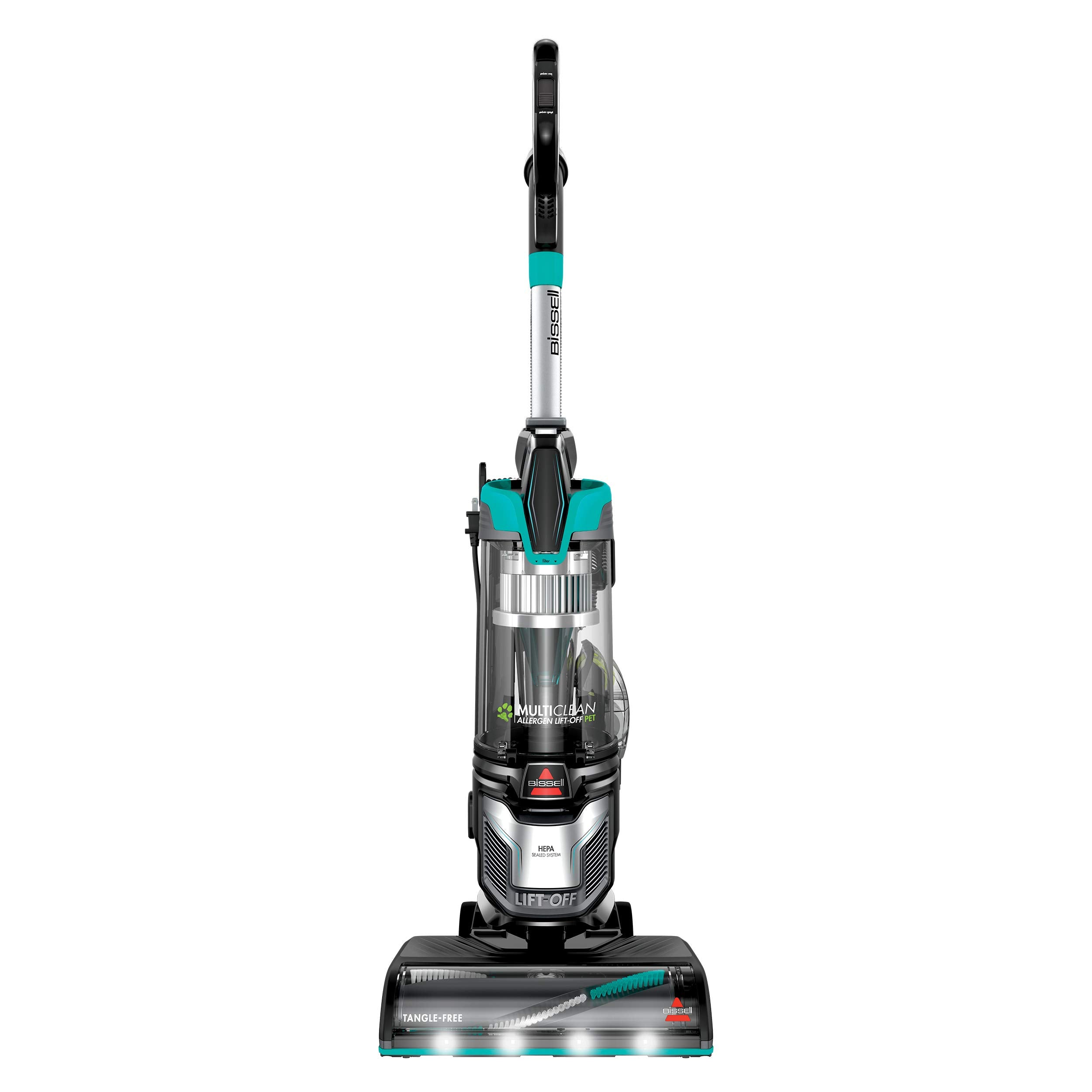 Bissell 2998 Multiclean Allergen Lift Off Pet Vacuum With Hepa Filter Sealed System, Lift Off Portable Pod, Led Headlights, Spec
