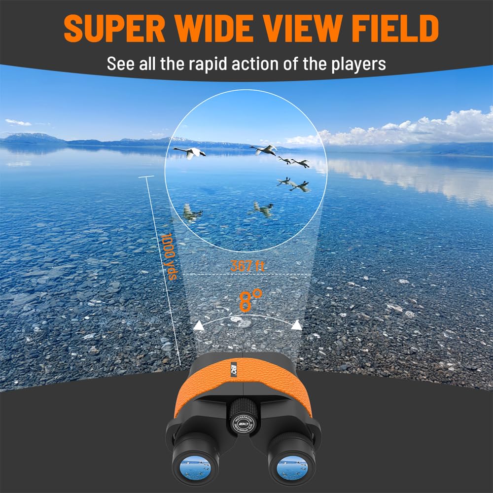 15X36 Compact Binoculars For Kids, For Adults, Bak4 Prism Fmc Lens, Ipx7 Waterproof Binoculars For Bird Watching, Outdoor Sport,