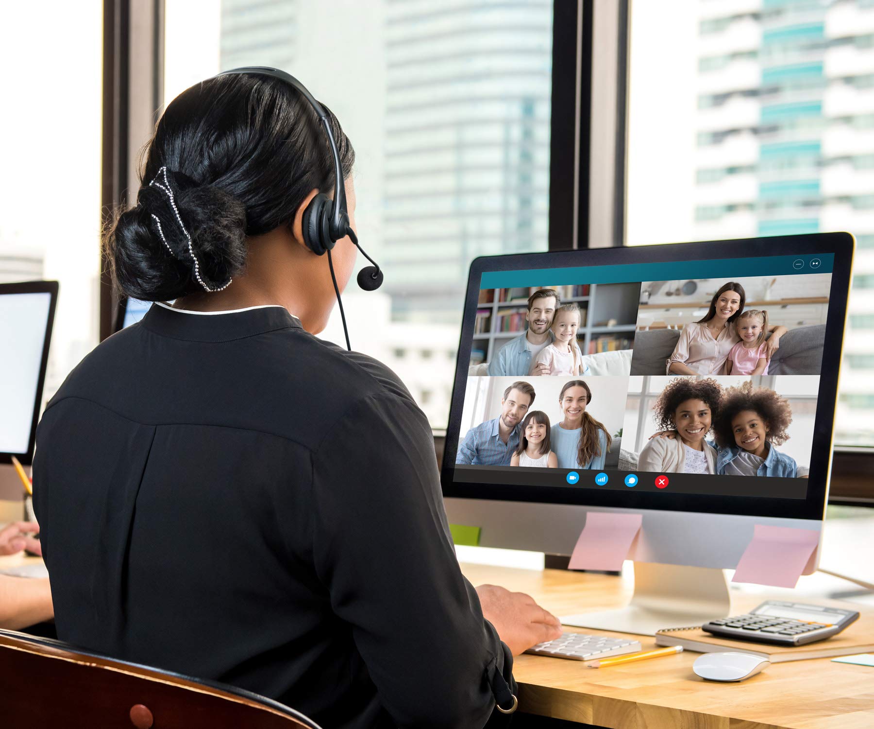 Aluratek Wired Usb Stereo Headset With Noise Reducing Boom Mic And In-Line Controls, For Distance Learning, Zoom, Ms Teams, Vide