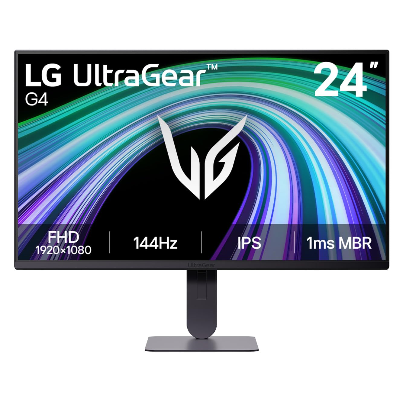 LG 24G414B-B 24-inch Ultragear Full HD (1920 x 1080) IPS Gaming Monitor 144Hz, 1ms, NVIDIA G-Sync Compatible, FreeSync, HDR10, B