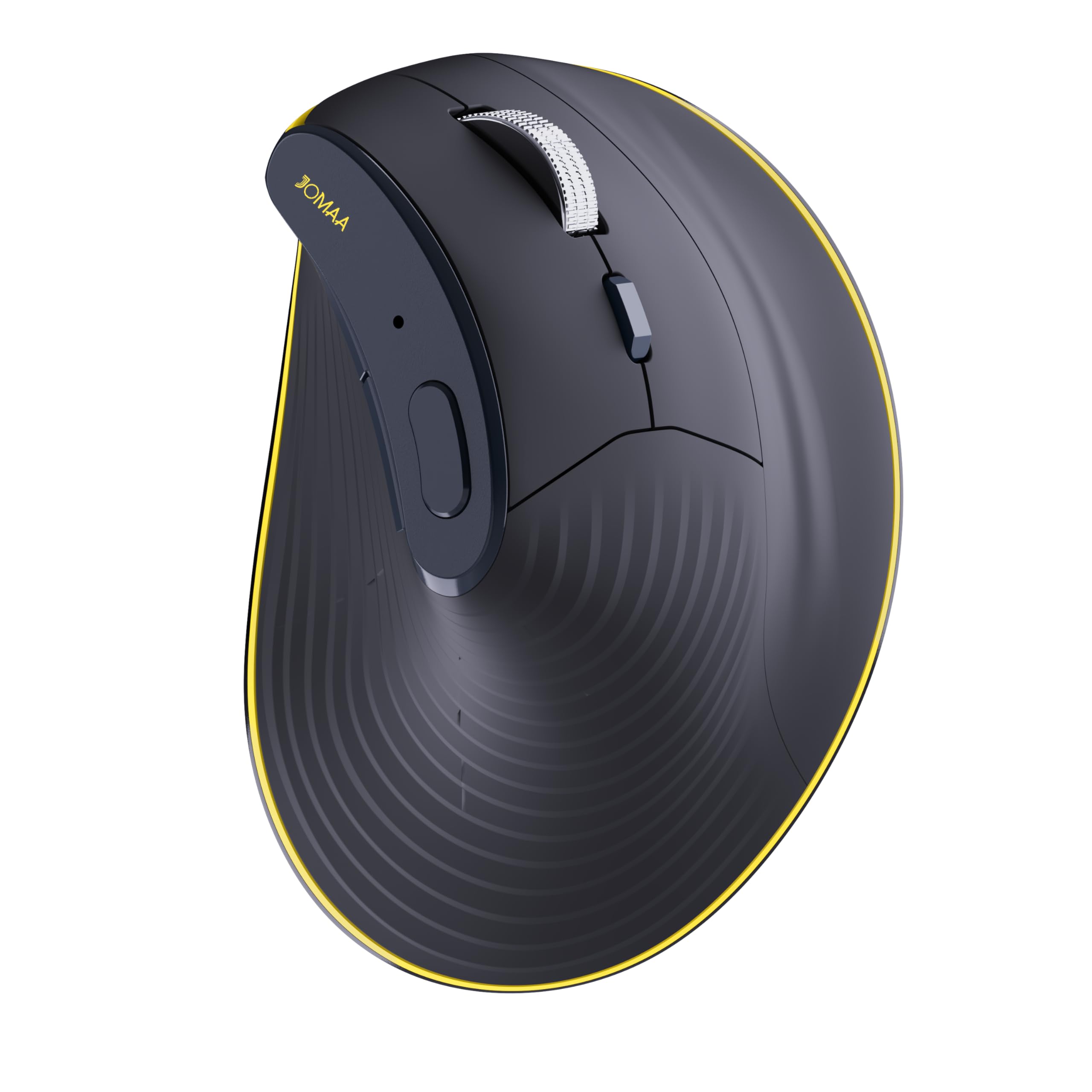 JOMAA Ergonomic Wireless Bluetooth Vertical Silent Mouse, Rechargeable with Backlight and Fast Scrolling, Suitable for Laptop,De