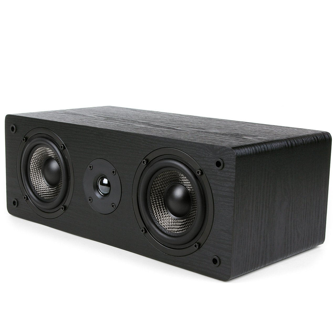 Micca Mb42 C Center Channel Speaker For Home Theater, Surround Sound, Passive, 2 Way (Black, Each)