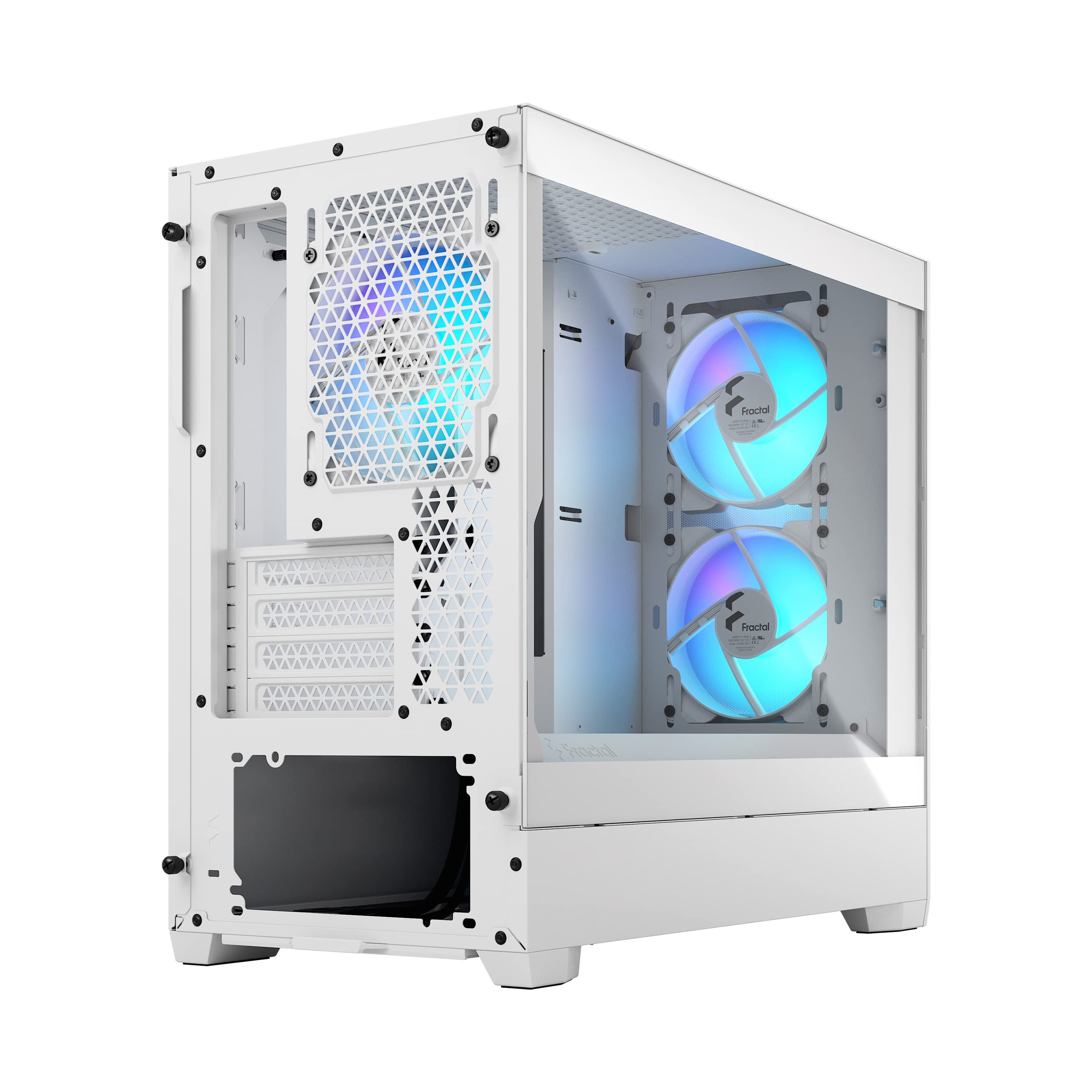 Fractal Design Pop Mini Air Rgb White Core Tempered Glass Clear Tint