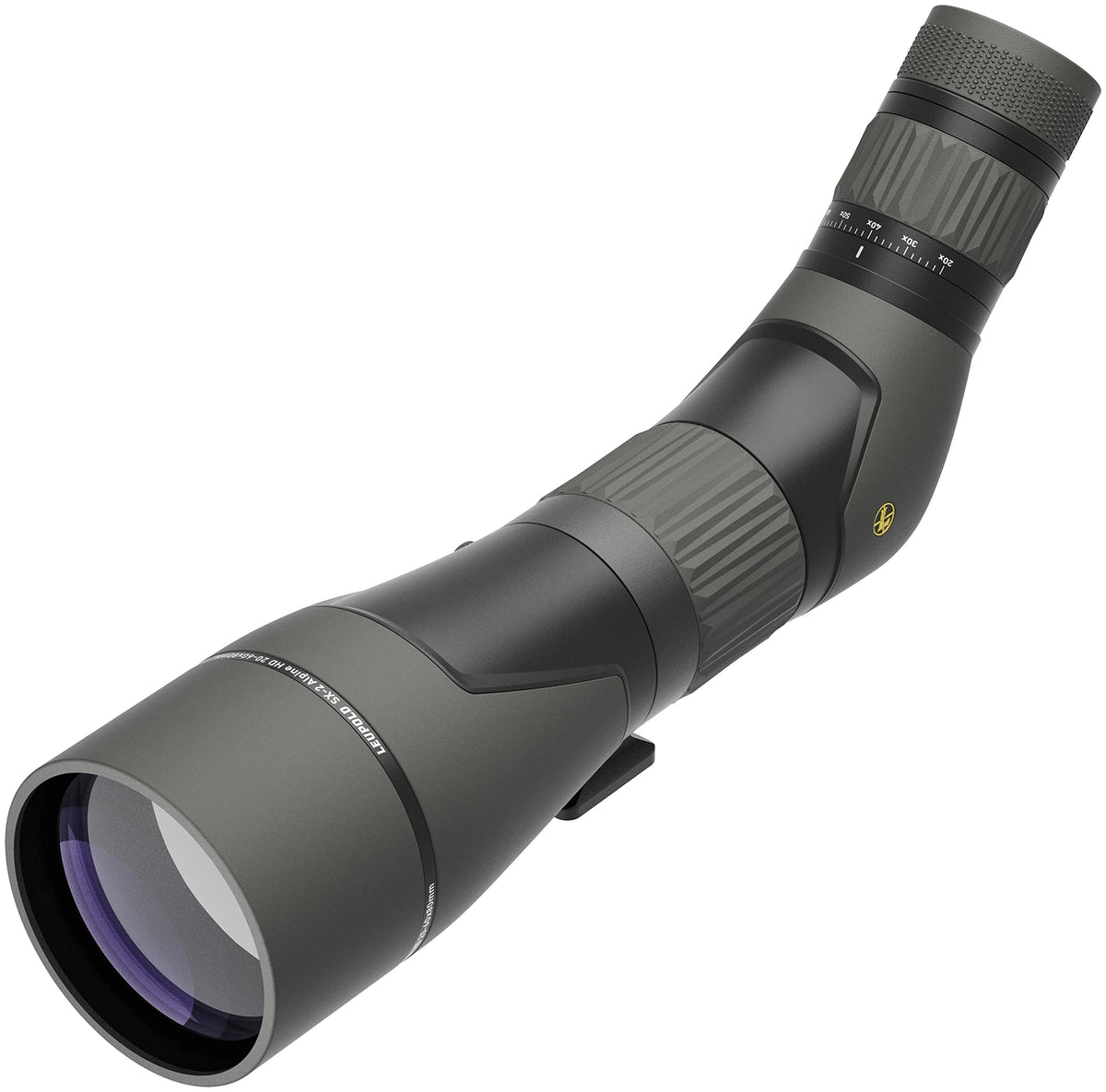 Leupold Sx-2 Alpine Hd 20-60X80Mm Angled Spotting Scope In Shadow Gray Finish