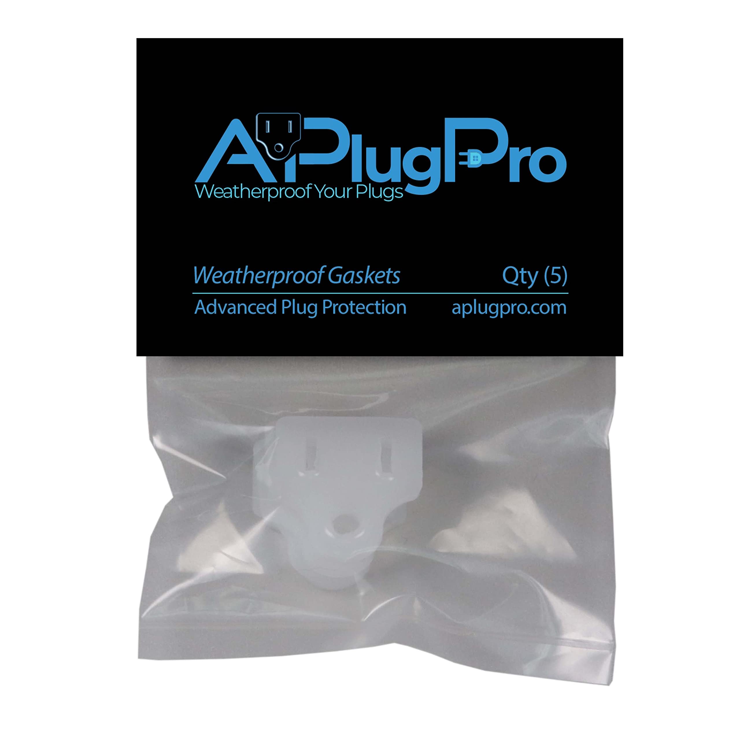 Weatherproof Gaskets For Outdoor Christmas Lights Installation, Electrical Cord Cover, Plug Cover, Stop Gfcis From Tripping (5 P