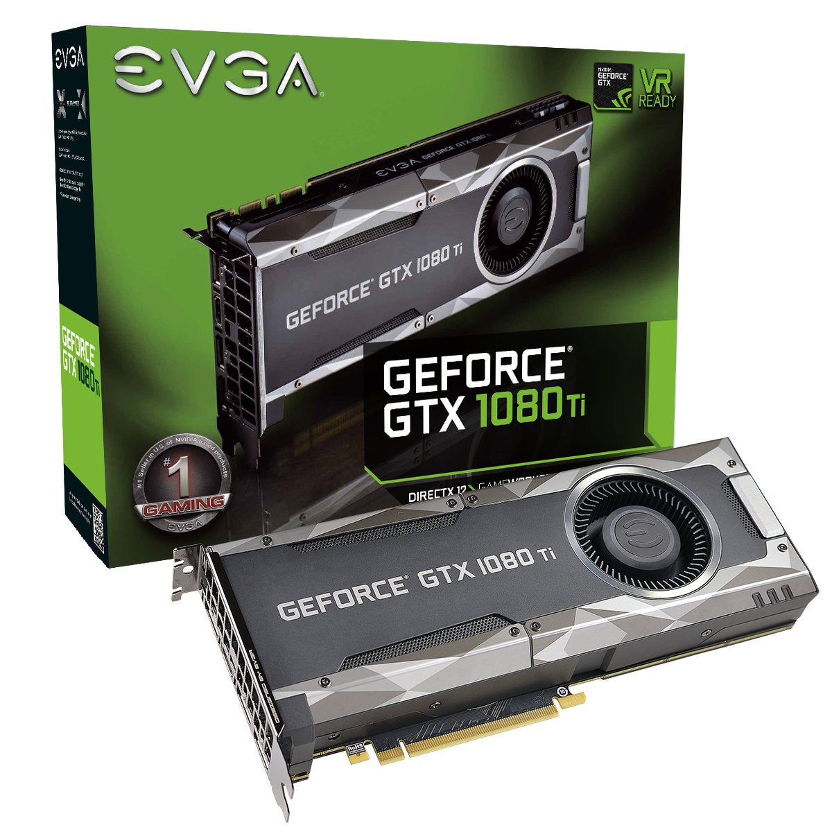 Evga Geforce Gtx 1080 Ti Gaming, 11Gb Gddr5X, Dx12 Osd Support (Pxoc) Graphics Card 11G P4 5390 Kr