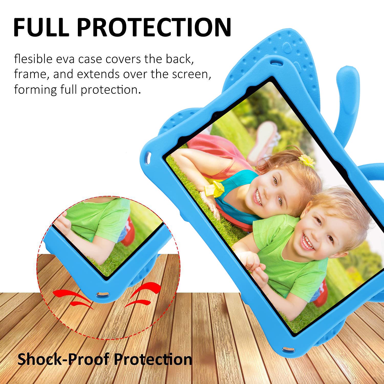 Simicoo Fire Hd 10 Kids Tablet 11Th Gen 2021 2023 Case 10.1 Cute Butterfly Kids Pro Case With Stand Light Weight Eva Rugged Shoc