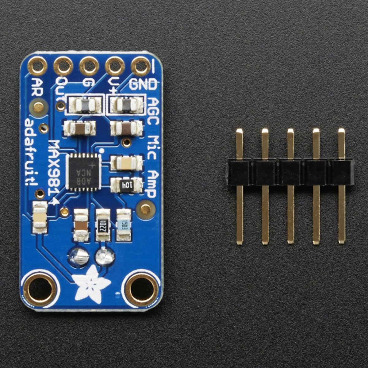 Adafruit Electret Microphone Amplifier - Max9814 With Auto Gain Control [Ada1713]