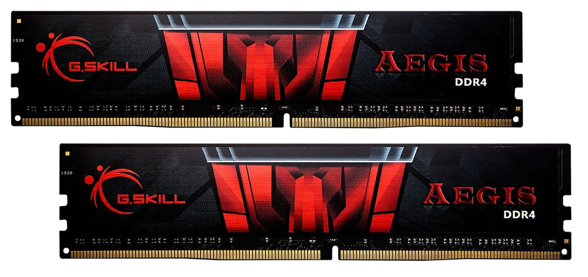 G.Skill Aegis Series (Intel Xmp) Ddr4 Ram 16Gb (2X8Gb) 3000Mt/S Cl16-18-18-38 1.35V Desktop Computer Memory Udimm (F4-3000C16D-1