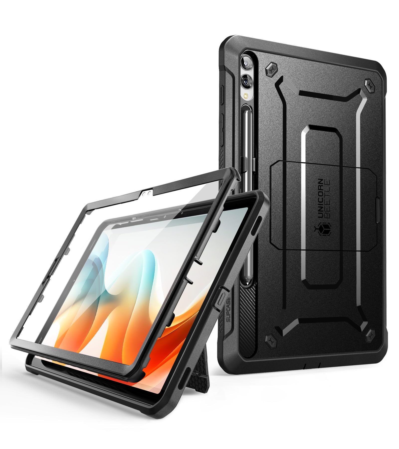 SUPCASE for Samsung Galaxy Tab S9 Plus 12.4 Inch (2023) Case with Stand, [Unicorn Beetle Pro] [Built-in Screen Protector & S Pen