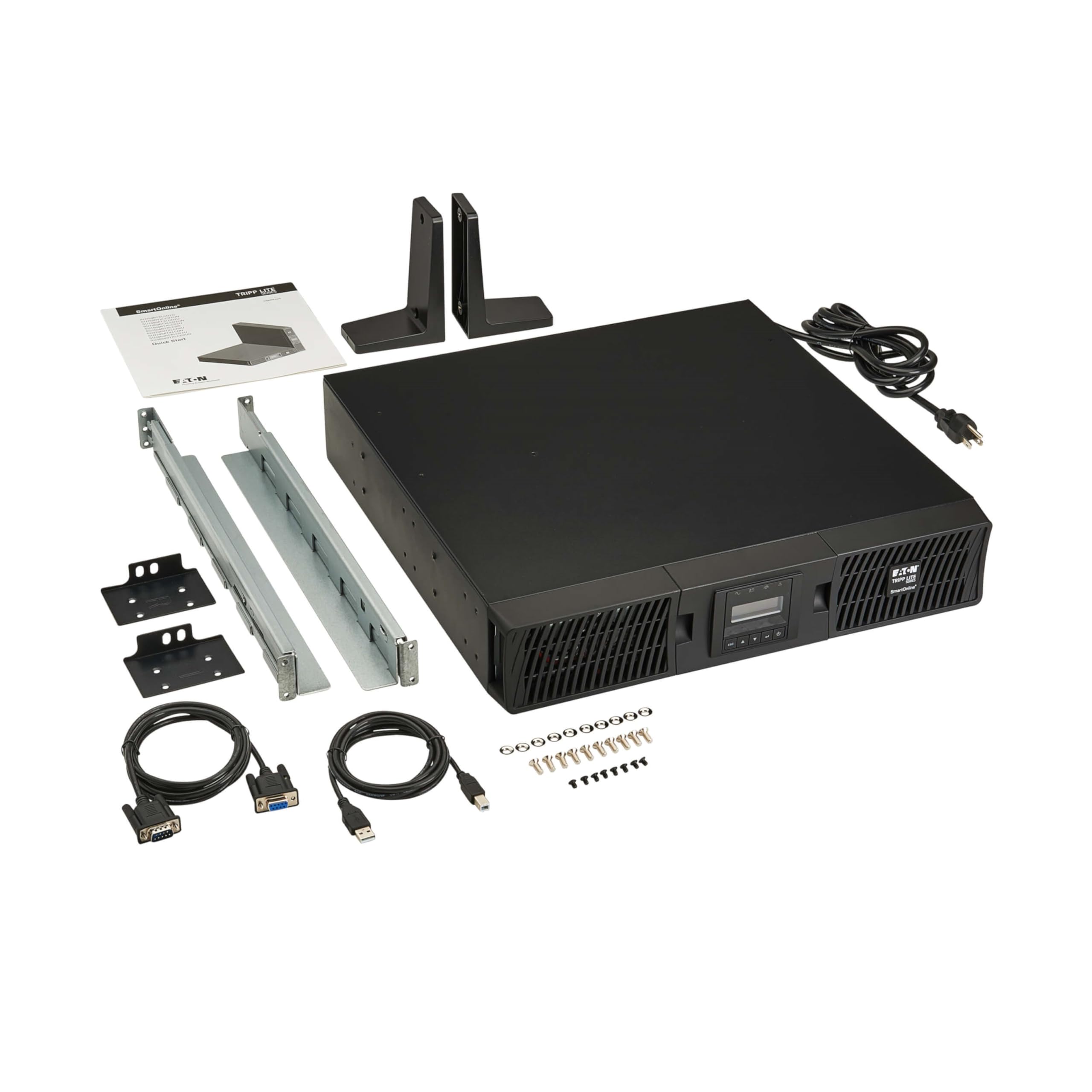 120V 1000Va 900W Double-Conversion Ups - 6 Outlets, Extended Run, Webcardlx, Lcd, Usb, Db9, 2U Rack/Tower