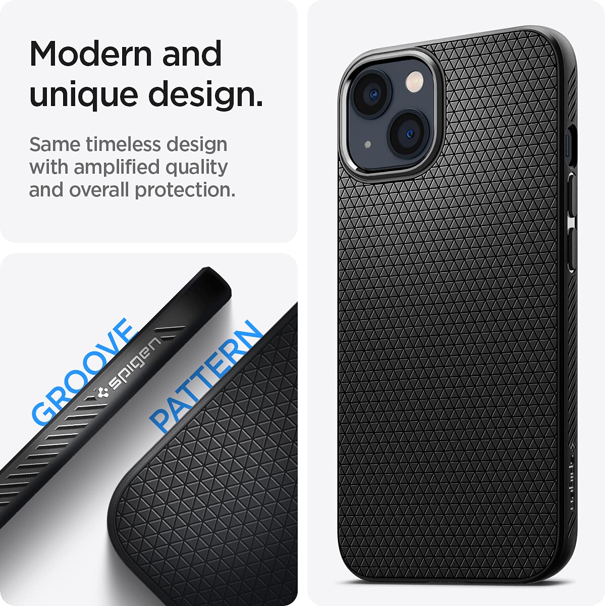 Spigen Liquid Air Designed For Iphone 13 Mini Case (2021) - Matte Black