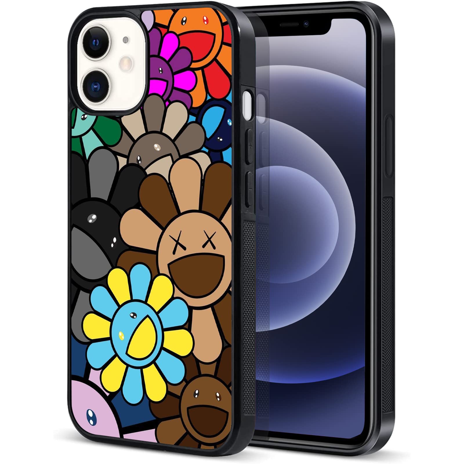 Unnkine Cute Flower Case For Iphone 13 Pro Max Girls Women Lovely Floral Design Soft Tpu Hard Back Shockproof Anti Scratch Prote