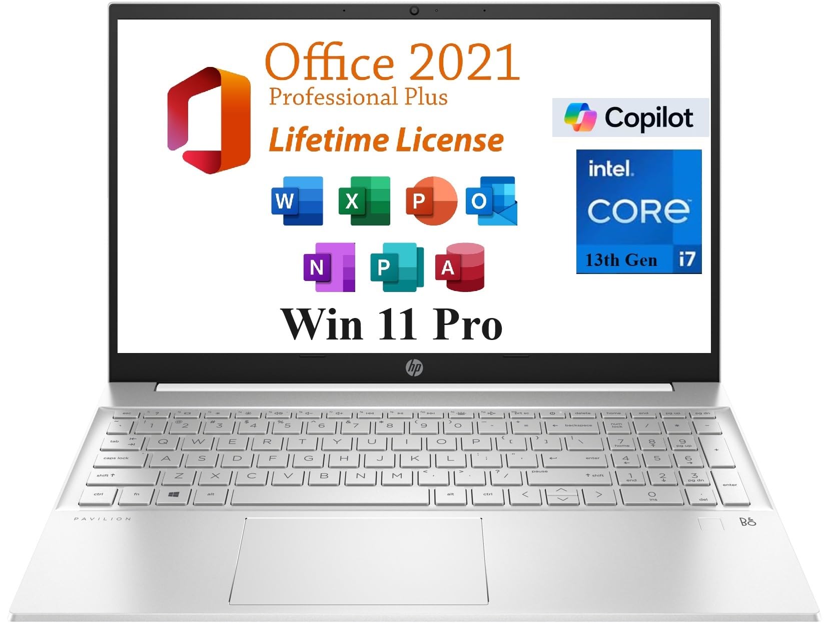 Hp Pavilion Newest Laptop (2024), 13Th Gen Intel Core I7-1355U (10-Core),16Gb Ram,1Tb Ssd,15.6 Fhd Display, Copilot+ Pc, Webcam,