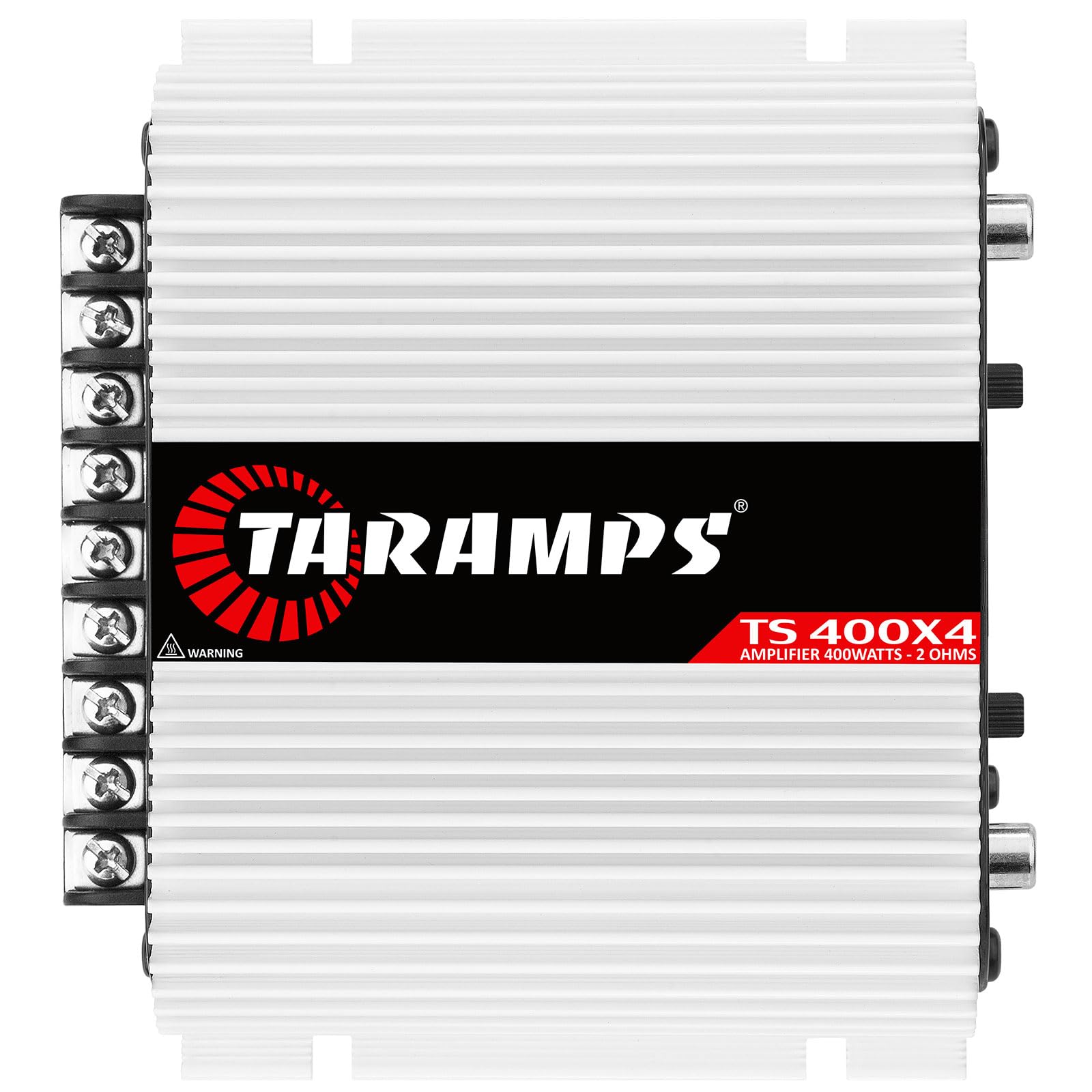 Taramps Ts 400X4 400 Watts Rms 4 Channels Full Range Car Audio Amplifier, 2 Bridged Channels, Rca Input Class D, Output Power, M