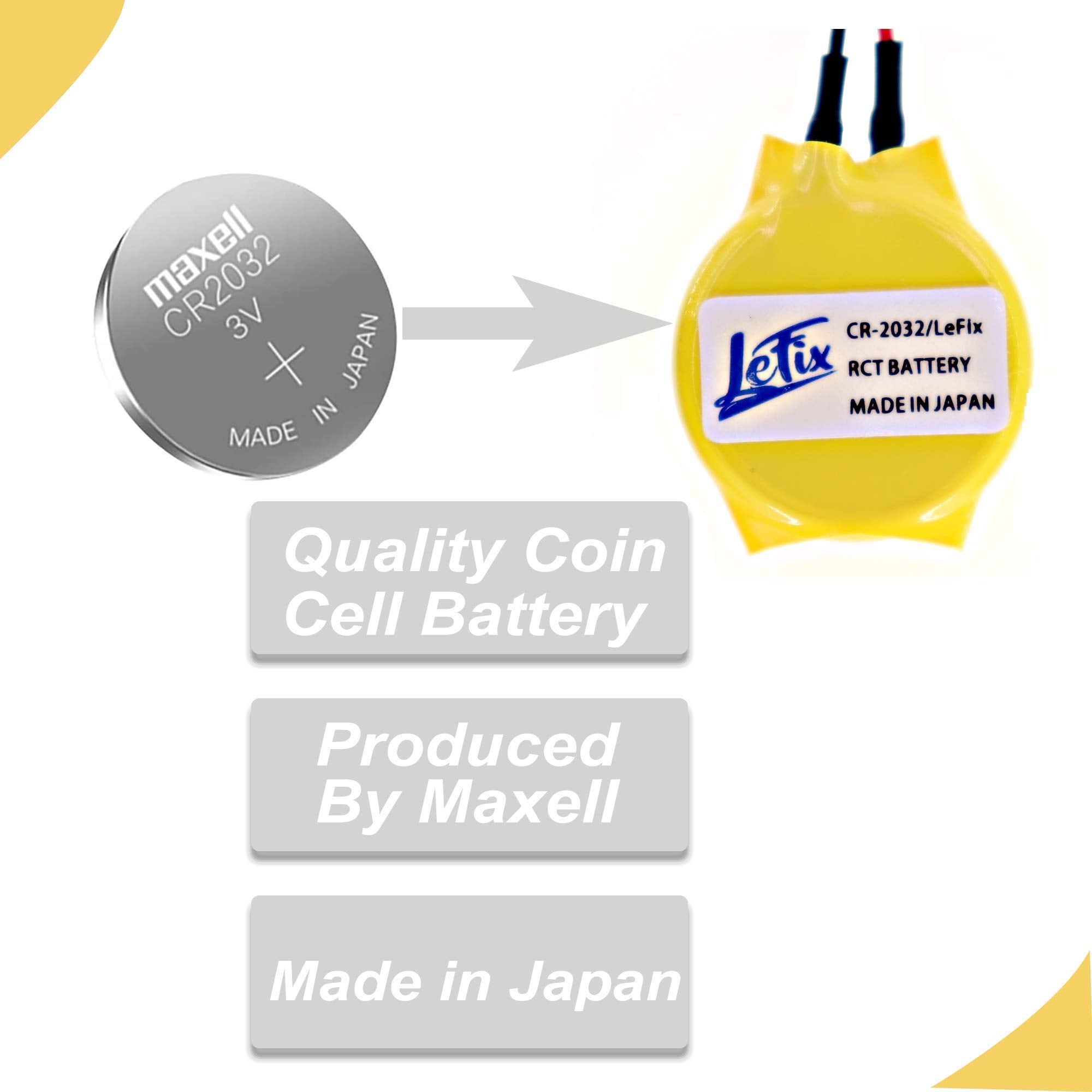 Lefix Replacement For Cmos Rtc Battery Dell Alienware Alpha Steam Machine I5 I7 Desktop,Fix Ylod Yellow Light Of Death