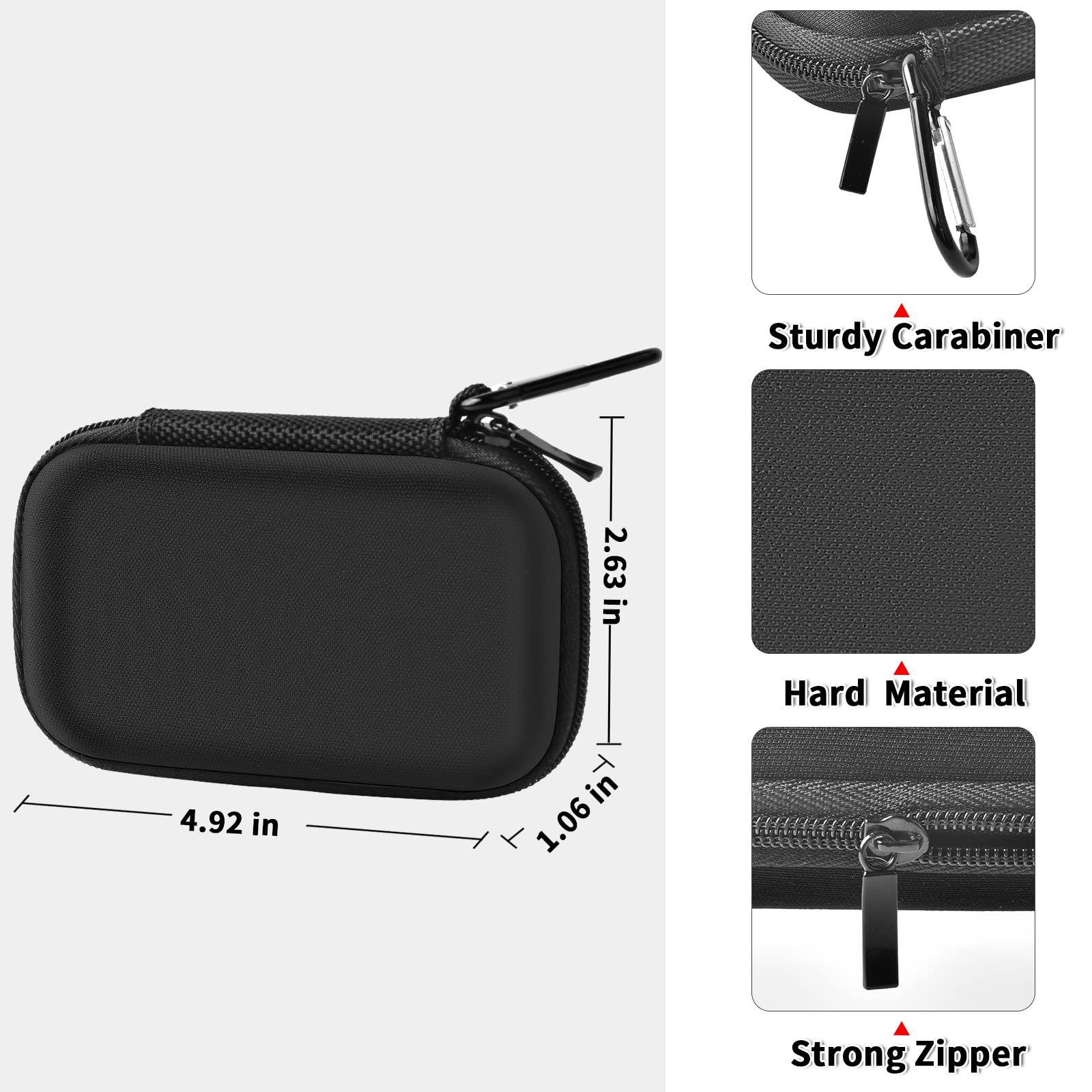 Case Compatible With Sandisk 1Tb 2Tb 500Gb Extreme Portable Ssd, Fits For Sandisk Pro External Solid State Drive, Hard Drive Sto