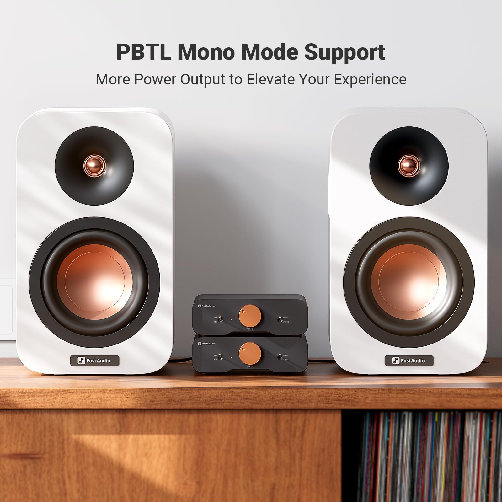 Fosi Audio Za3 Balanced Stereo Amplifier Home Audio Component Mini 2 Channel Mono Amp Tpa3255 For Subwoofer Desktop Home Theater