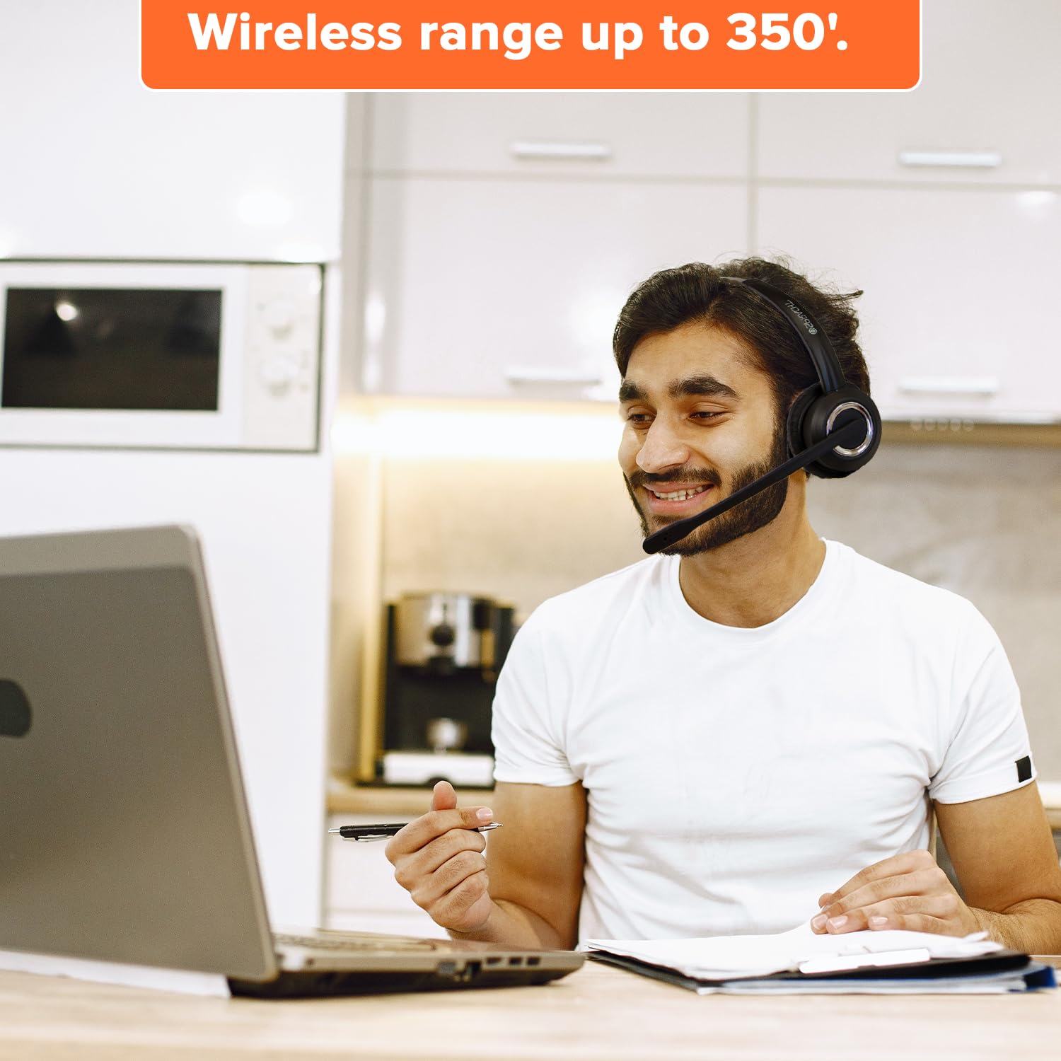 Spracht Hs 2018 Zum Maestro Dect Single Ear Wireless Headset|Desktop Phones Only | Dect Headset With Noise Canceling Headphones