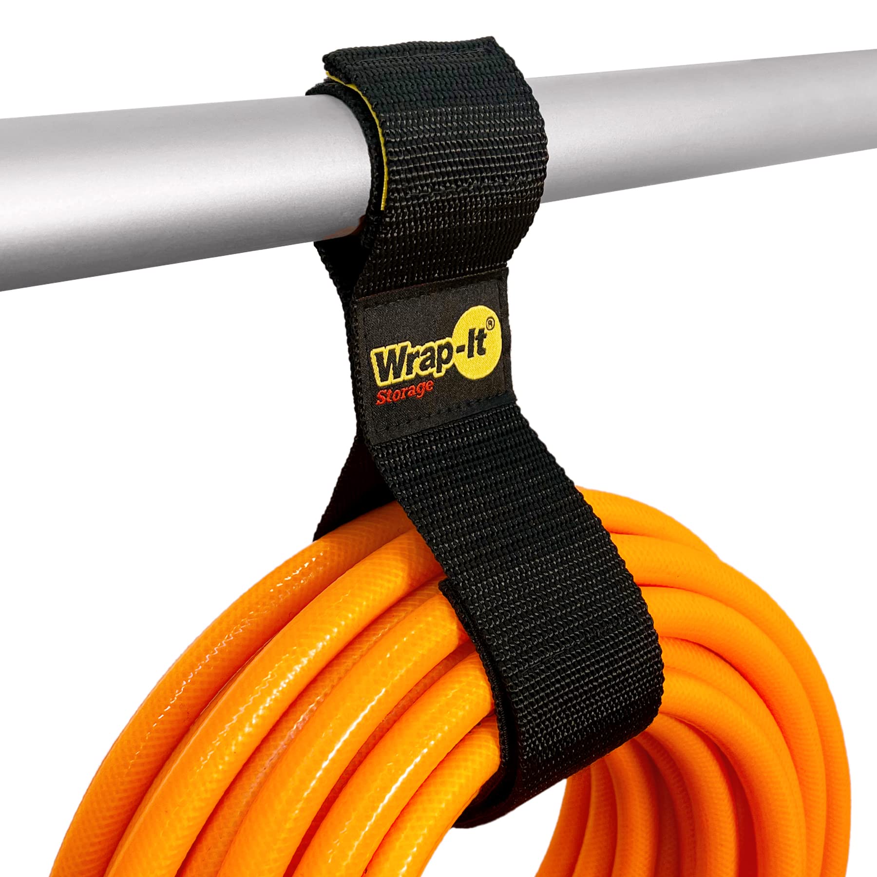 Twin Straps By Wrap It Storage   16'' (6 Pack)   Hook And Loop Hanging Cable Wrap For Multi Purpose Cord And Hose Storage