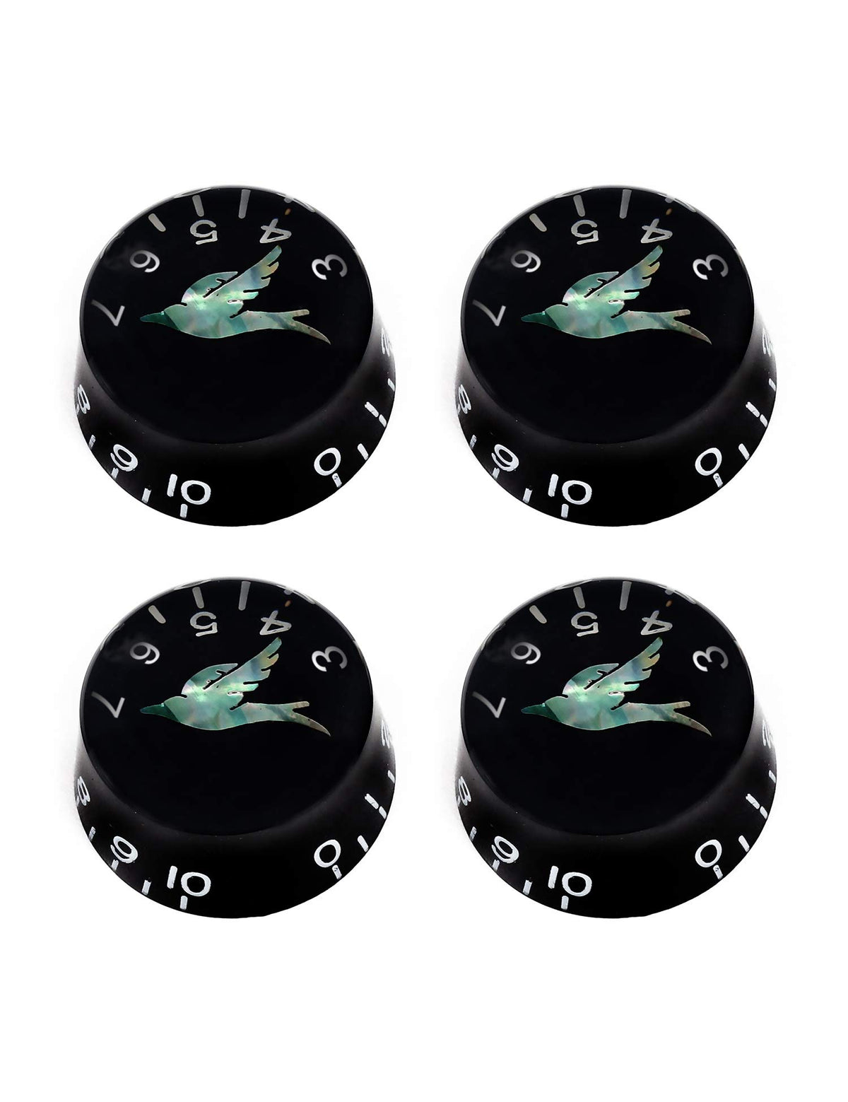 Metallor Electric Guitar Top Hat Knobs Speed Volume Tone Control Knobs Compatible With Les Paul Lp Style Electric Guitar Parts R