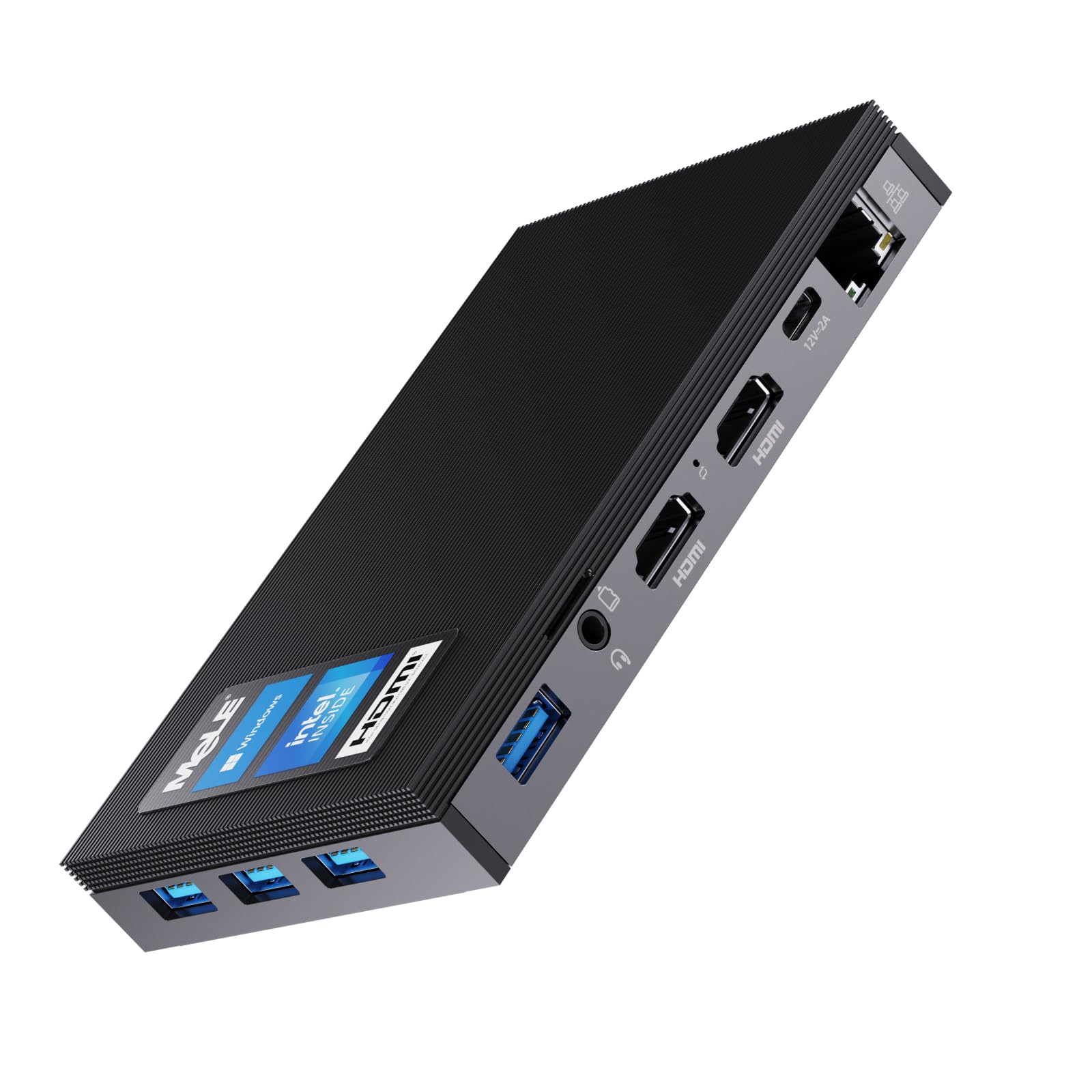 Mele Quieter3Q Fanless Mini Pc Windows 11 Pro Celeron N5105 Small Desktop Computer 8G Lpddr4 256G Rom Micro Form Factor Pc Suppo