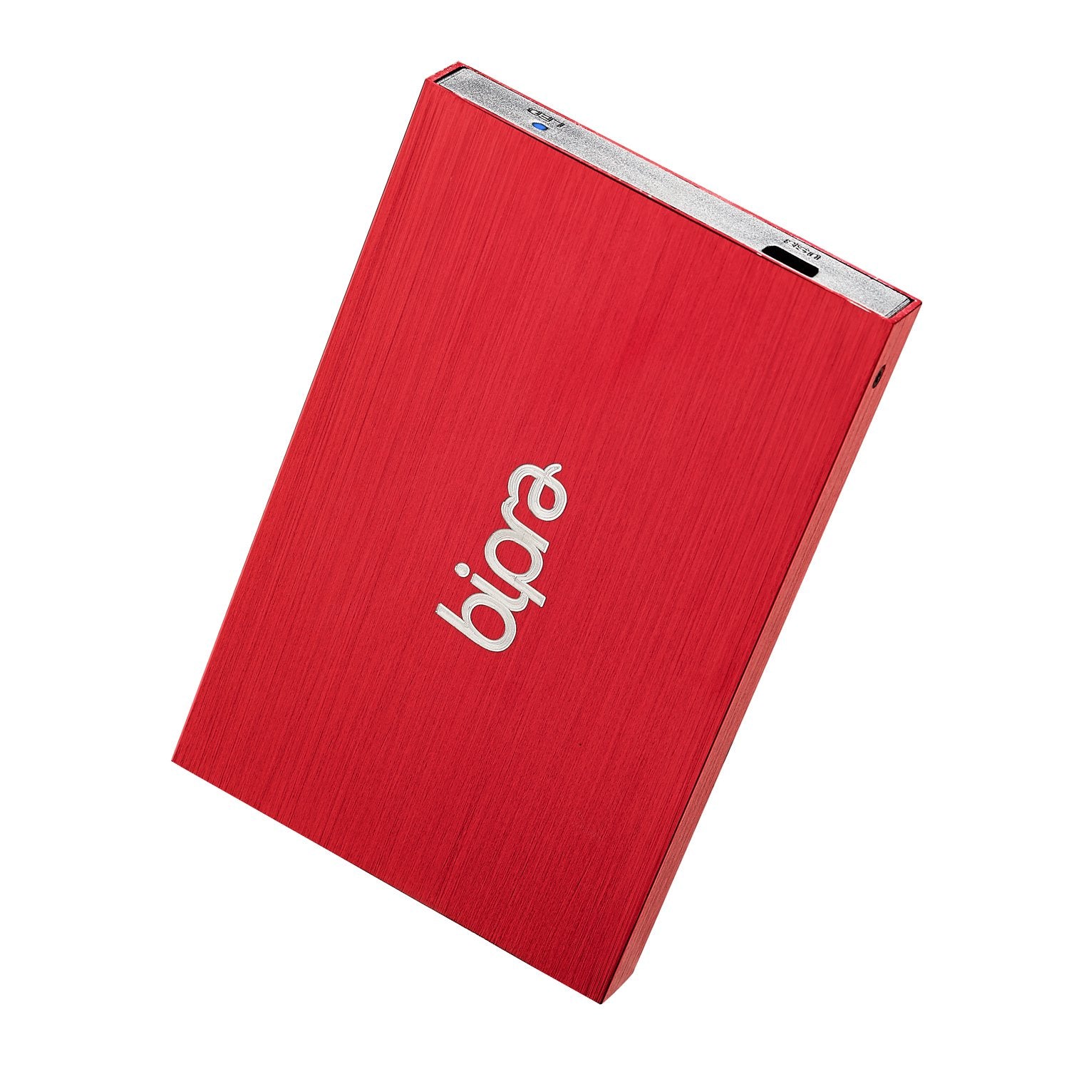 BIPRA 2.5 Inch Sata to USB 2.0 Hard Drive Caddy HDD Enclosure Case (Red)