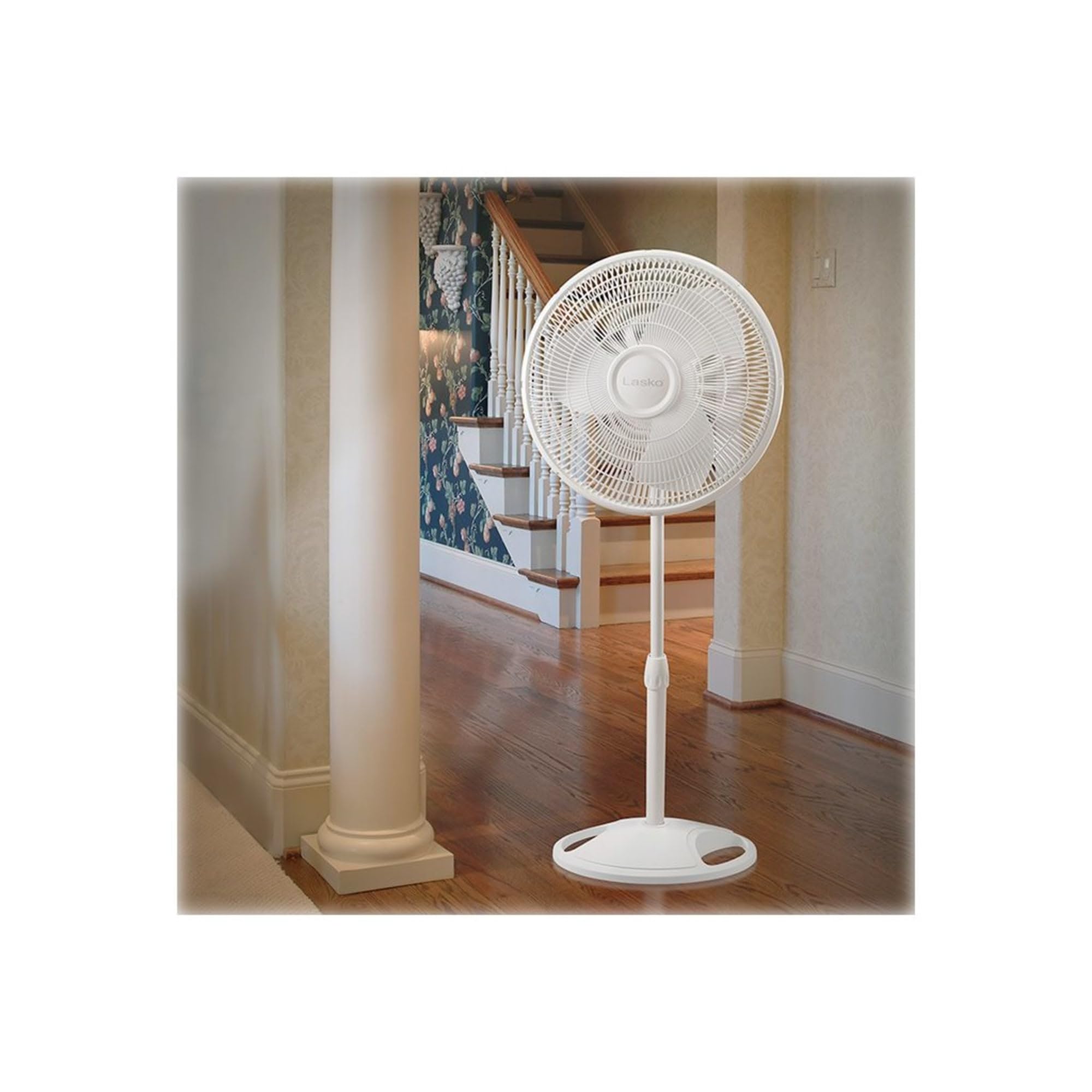 Lasko Lasko 16 Oscillating Stand, 3 Speed, White (2520) Household Fans, 16