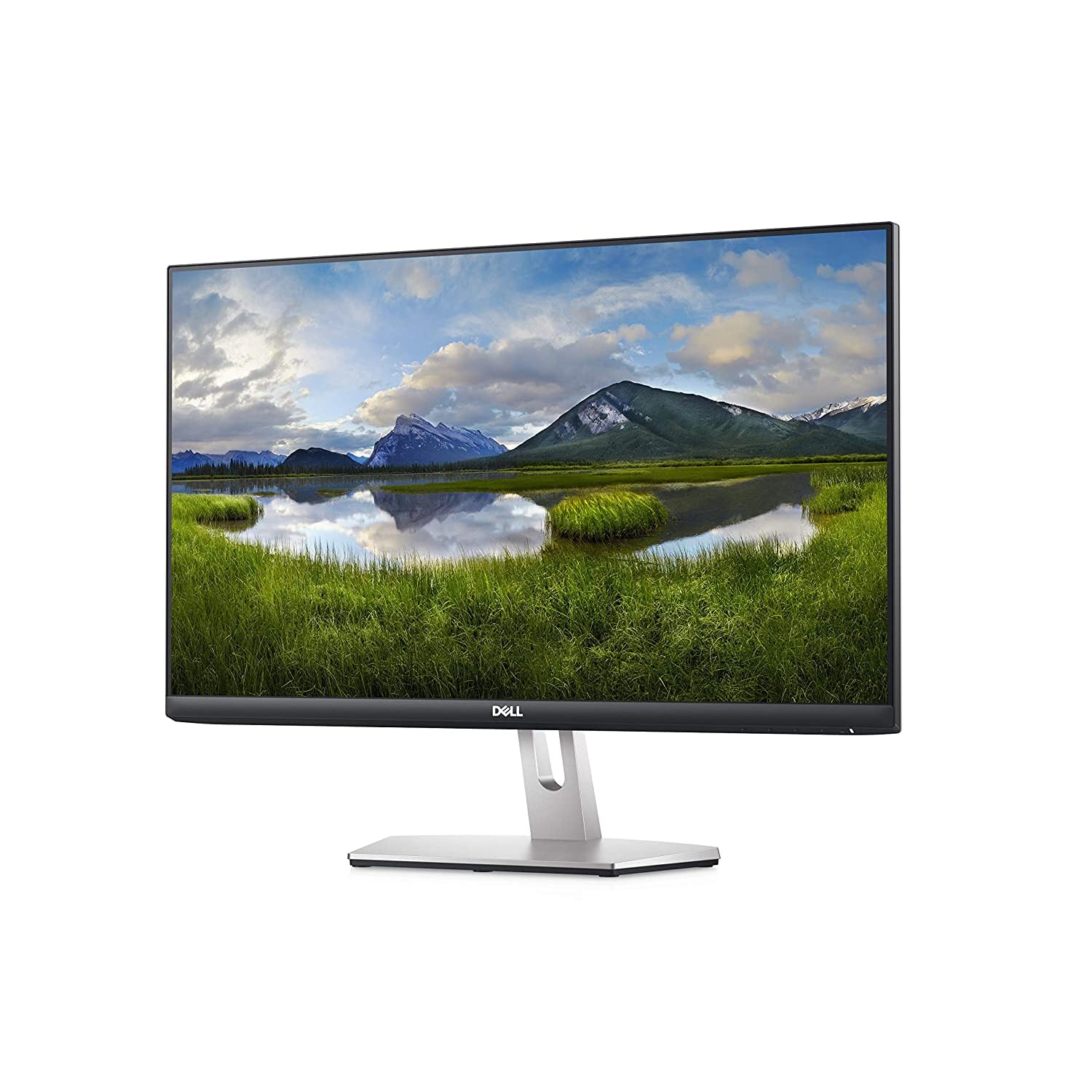 Dell S2421H 24 Inch Full HD 1080p Monitor, IPS Ultra Thin Bezel, 2 x HDMI Ports, Built in Speakers, Silver