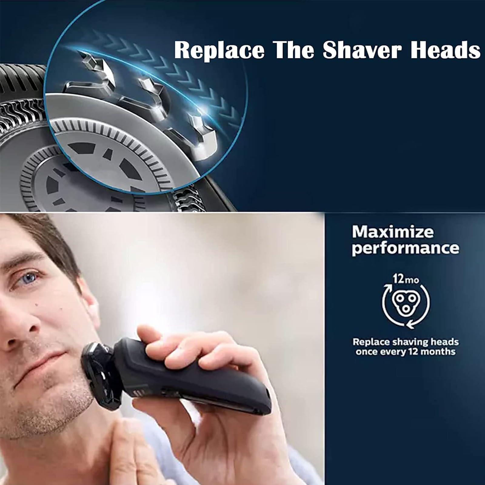 Suleto Sh70/71 Replacement Heads Blades Compatible With Neroclo Series 7000 Shavers, Sh70 Replacement Blades Compatible With Ser