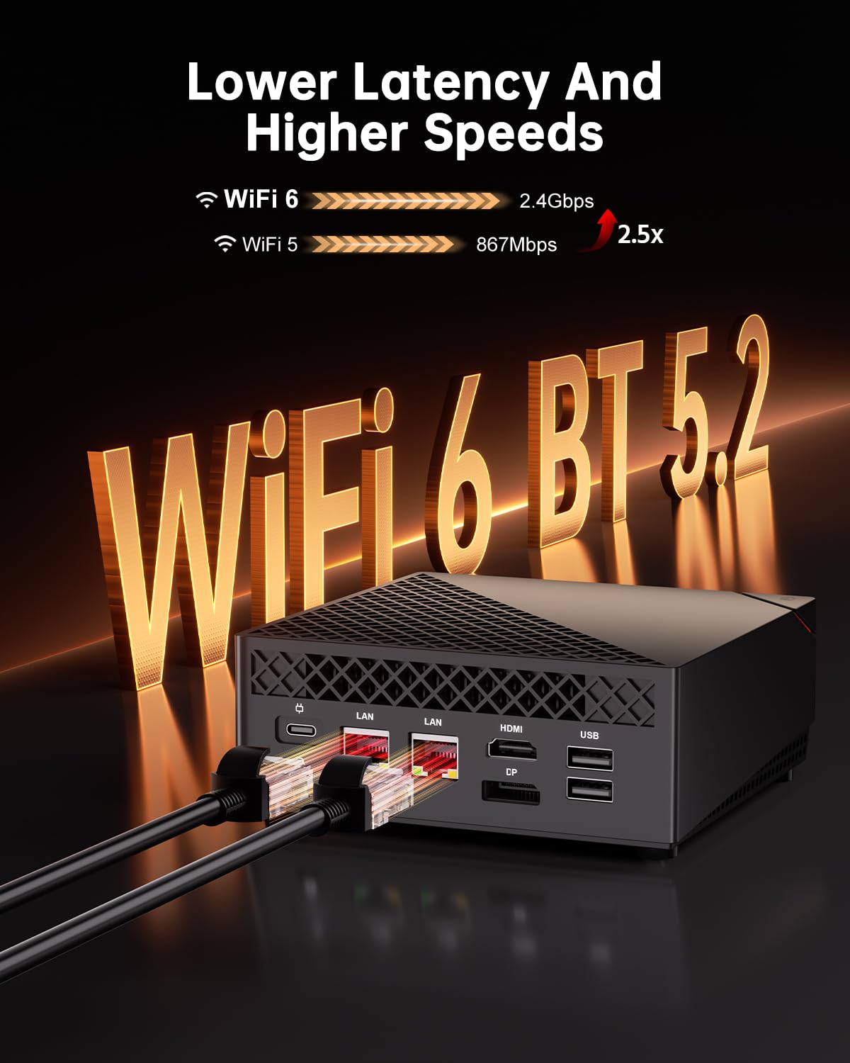 Acemagician Mini Pc Amd Ryzen 7 5700U, Dual Channel Mini Gaming Pc 16Gb Ddr4 512Gb Ssd, Mini Computers Micro Desktop Pc Support