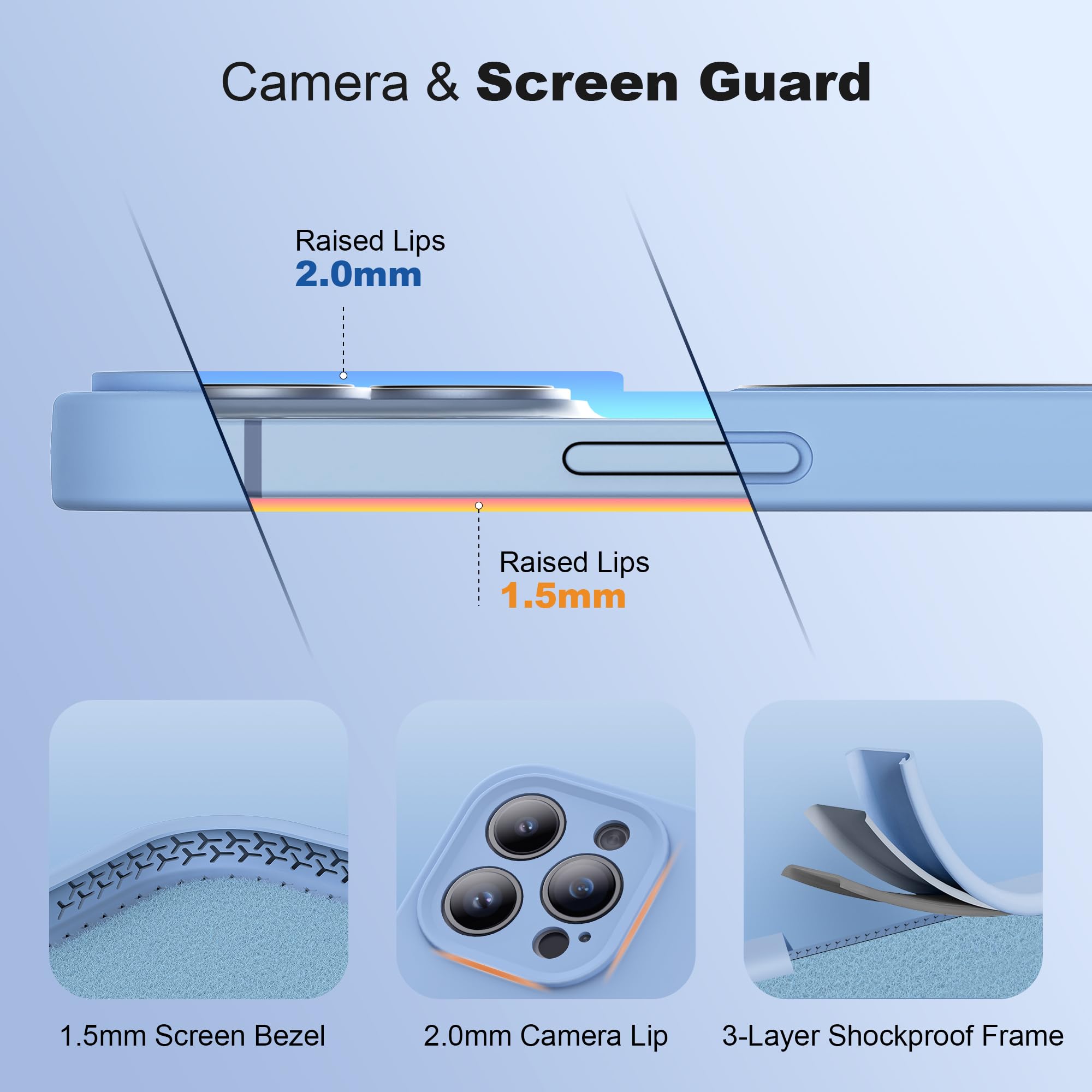 Skylmw Designed For Iphone 15 Pro Max Case With Magnetic Invisible Stand Compatible With Mag Safe Military Drop Tested Shockproo