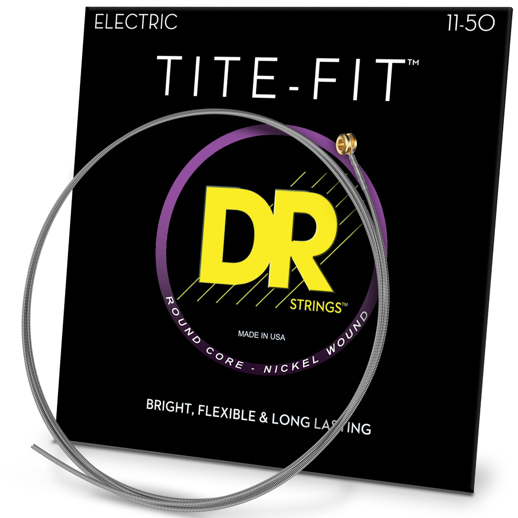Dr Strings Tite Fit Electric Round Core 11 50