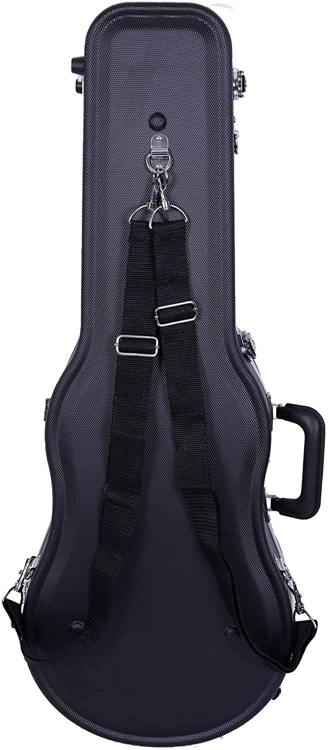 Crossrock, Abs Molded Case-16-16.5 Size Viola Hard Shell Case, Black (Cra860Vl165Bk)