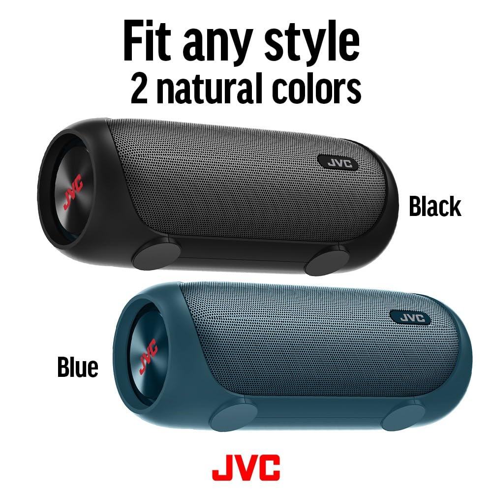 Jvc Illuminated Portable Wireless Speaker With 30W Max Outputs, Dynamic Sound, Bluetooth 5.0, Tws Capability, Usb-C, Aux In, Up