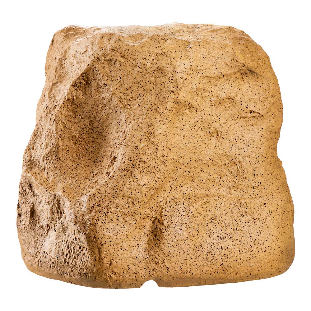 OSD Audio 5.25' Wireless Bluetooth Outdoor Rock Speaker 120W � Weather Resistant, Sandstone Canyon Brown   BTR 150