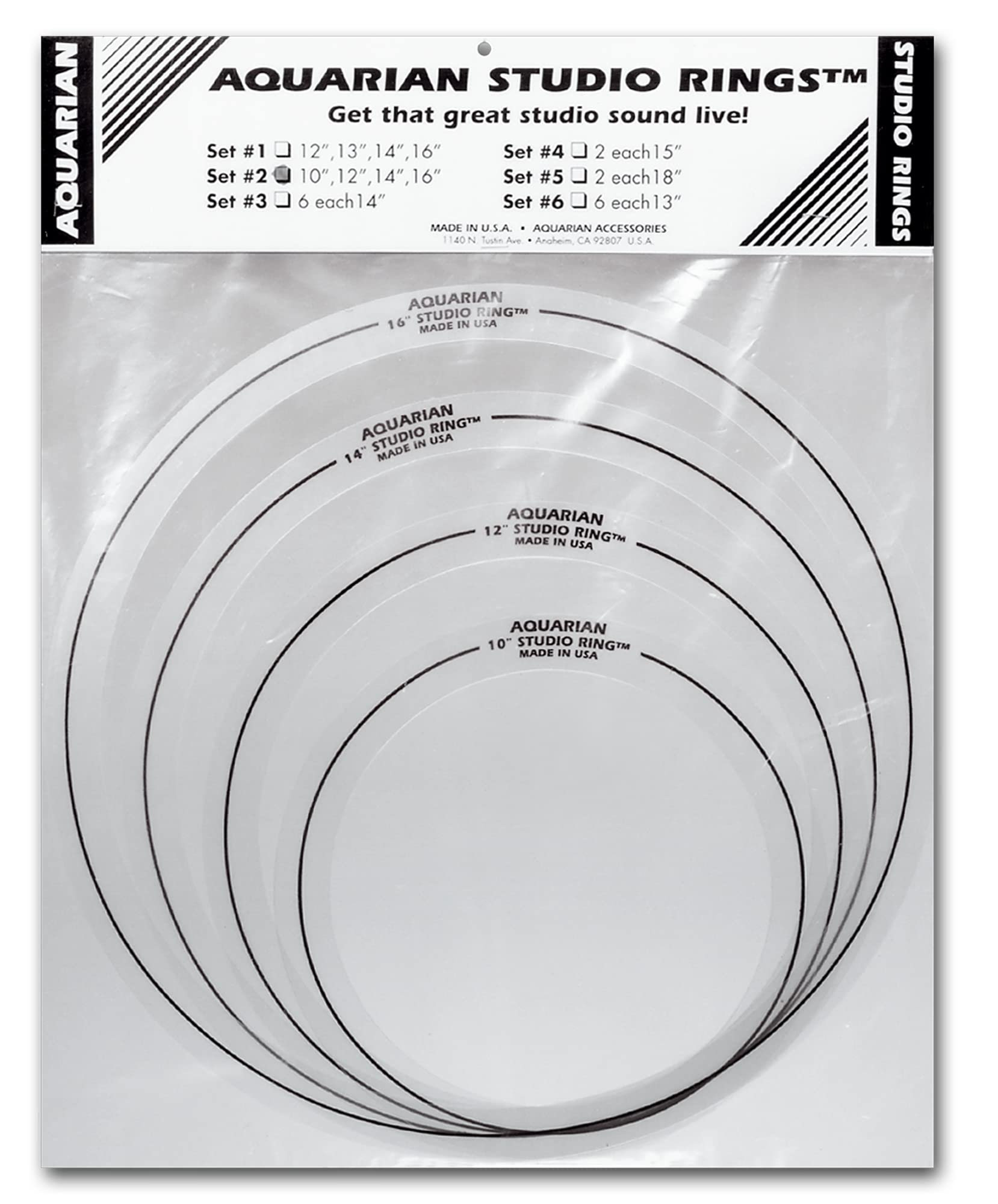 Aquarian Drumheads Drumhead Pack (Sr Set#2)