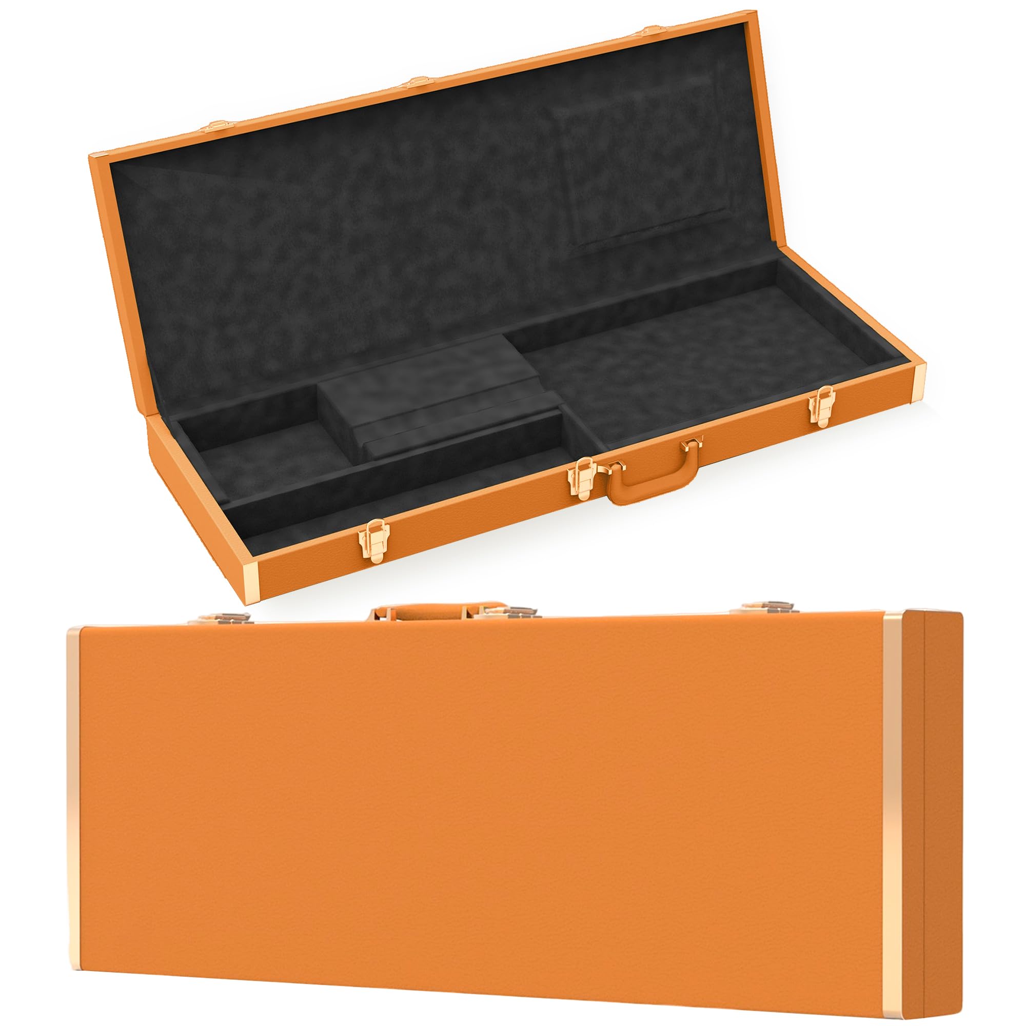 Electric Guitar Hard Case Shell Case With Lock For Square Electric Guitar 39In Electric Guitars Hard Shell Protective Carrying C
