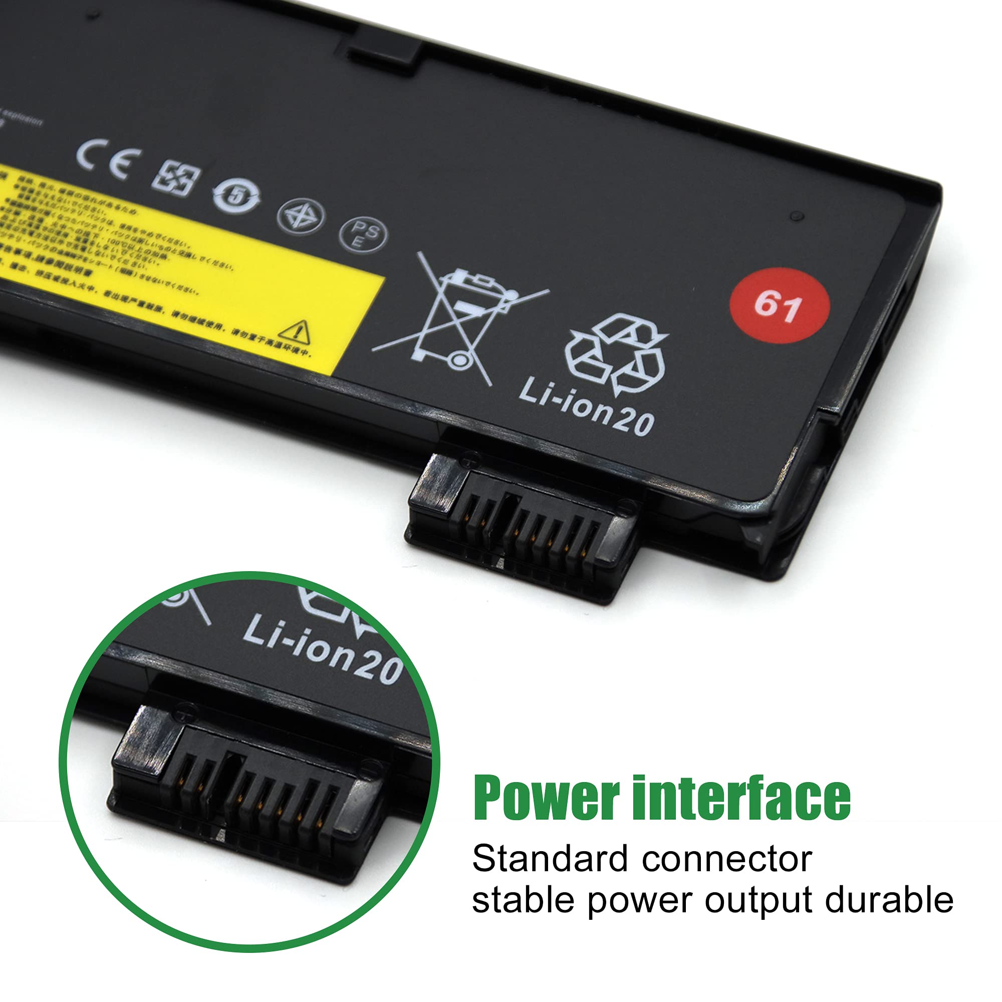 Jiazijia 01Av423 Sb10K97580 Laptop Battery Replacement For Lenovo Thinkpad T470 T480 A475 A485 T570 T580 P51S P52S Tp25 Series 6